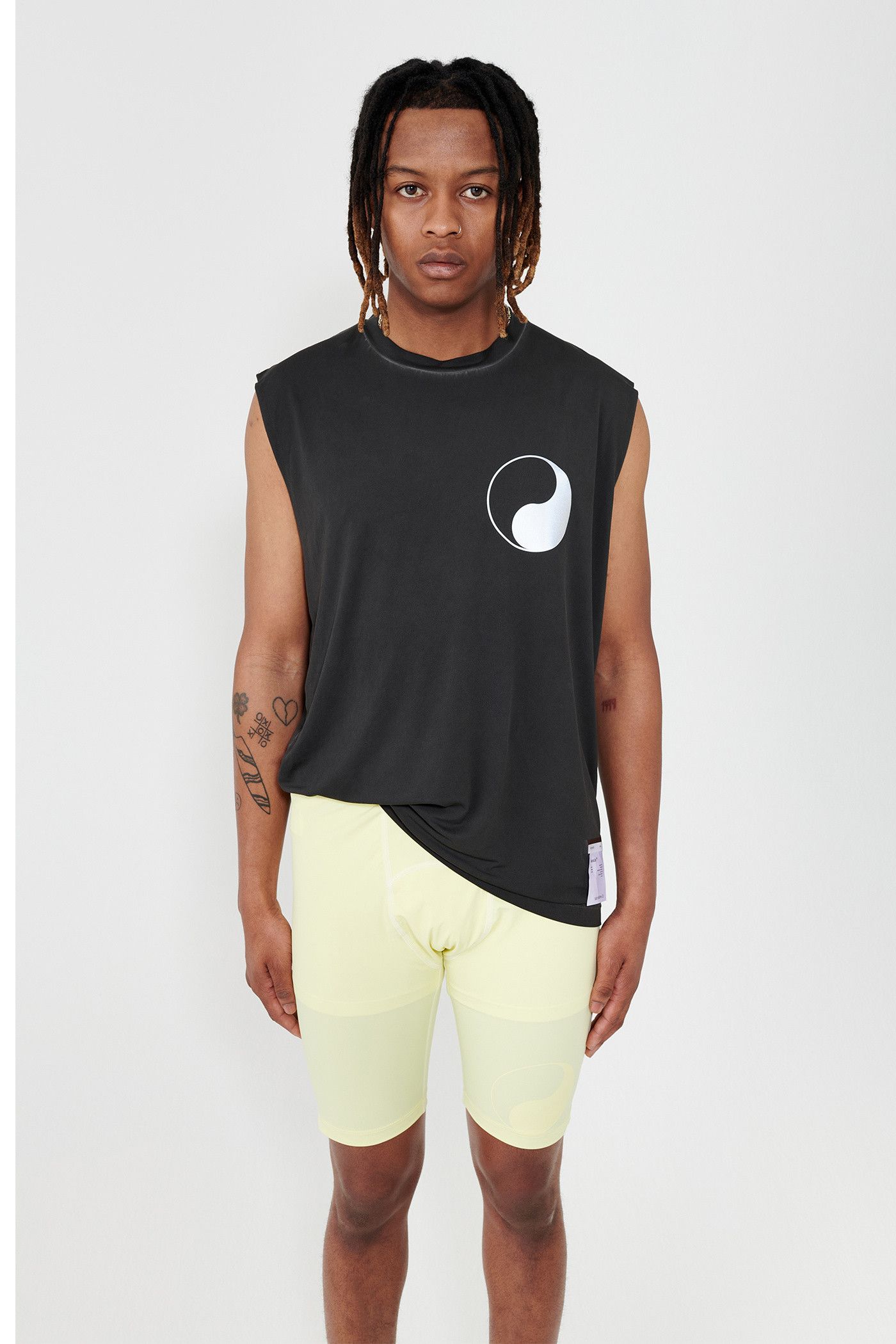 Our Legacy Our Legacy WORKSHOP Running Tights, Waxed Yellow Medium Size US 32 / EU 48 - 2 Thumbnail