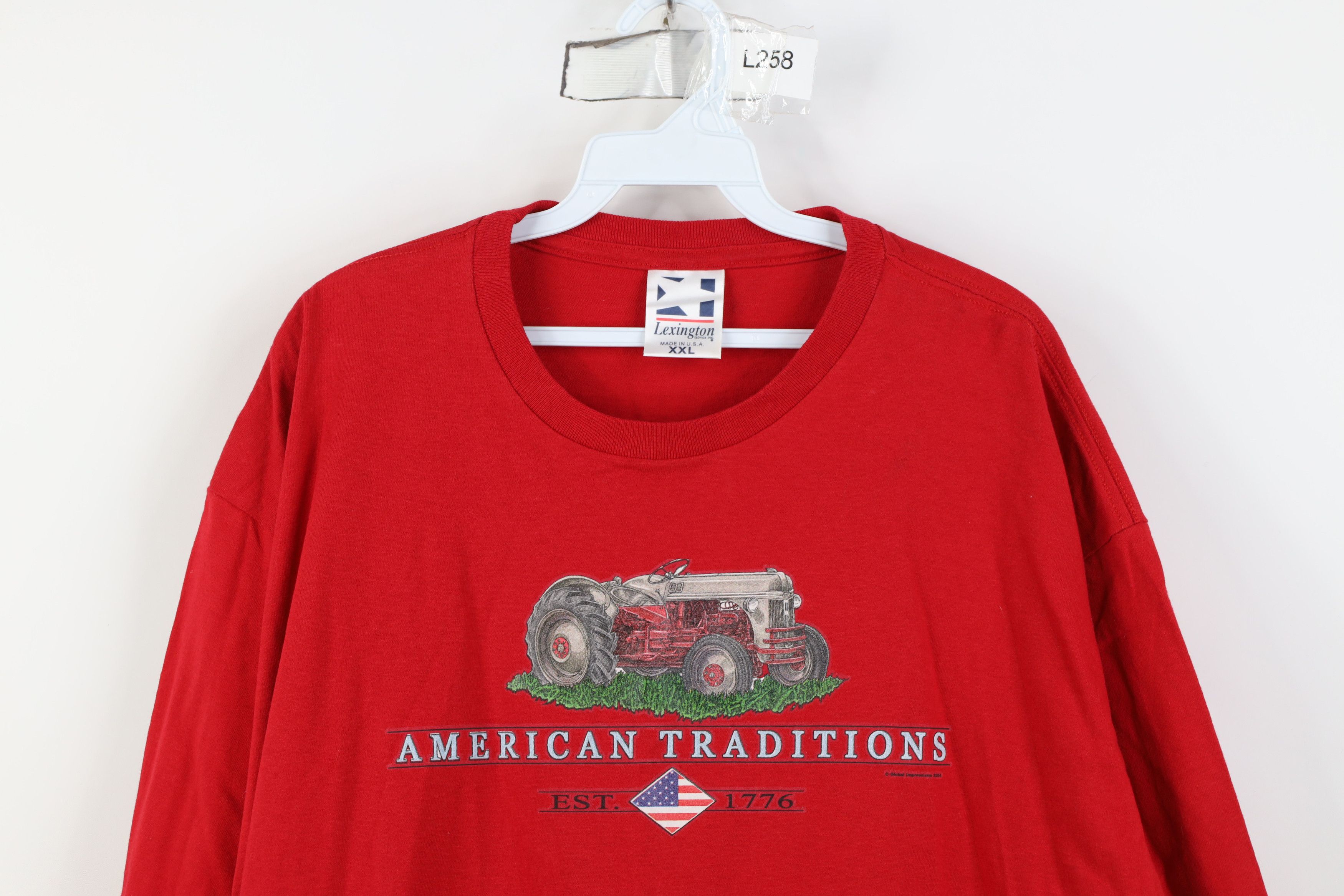 Vintage Vintage Y2K Streetwear Traditions Farmer Tractor T-Shirt USA Size US XXL / EU 58 / 5 - 2 Thumbnail