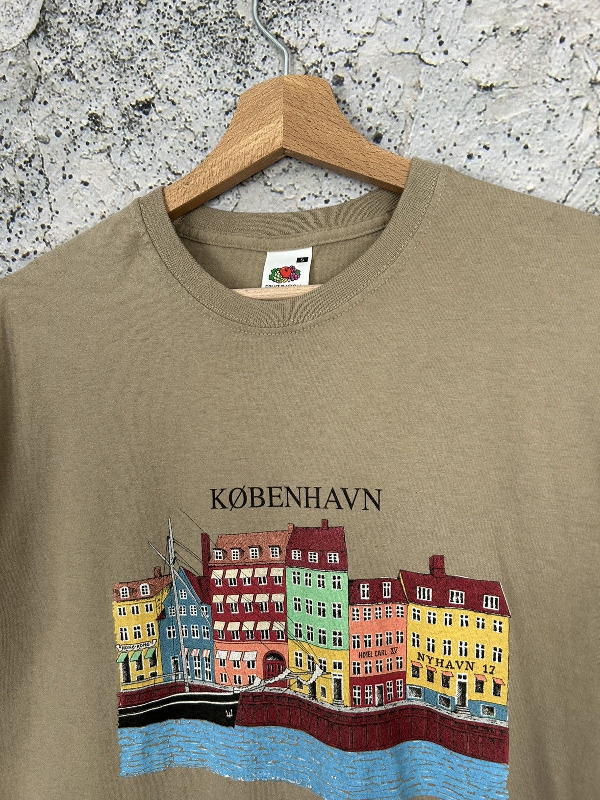 Vintage Vintage Kjobenhavn Graphic Tee Streetwear Rap Baggy Skate Size US S / EU 44-46 / 1 - 3 Thumbnail