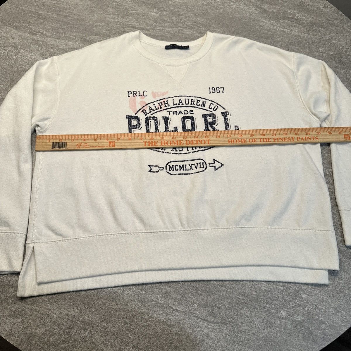 Polo Ralph Lauren Polo Ralph Lauren 67 Women’s Crewneck Sweatshirt White XL Size XL / US 12-14 / IT 48-50 - 4 Thumbnail