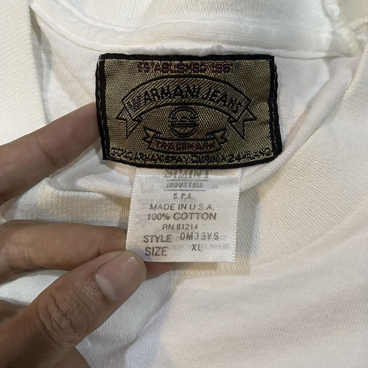 Armani Exchange VINTAGE 1994 Armani Exchange Avantgarde Big Logo T-Shirt Size US XL / EU 56 / 4 - 9 Thumbnail