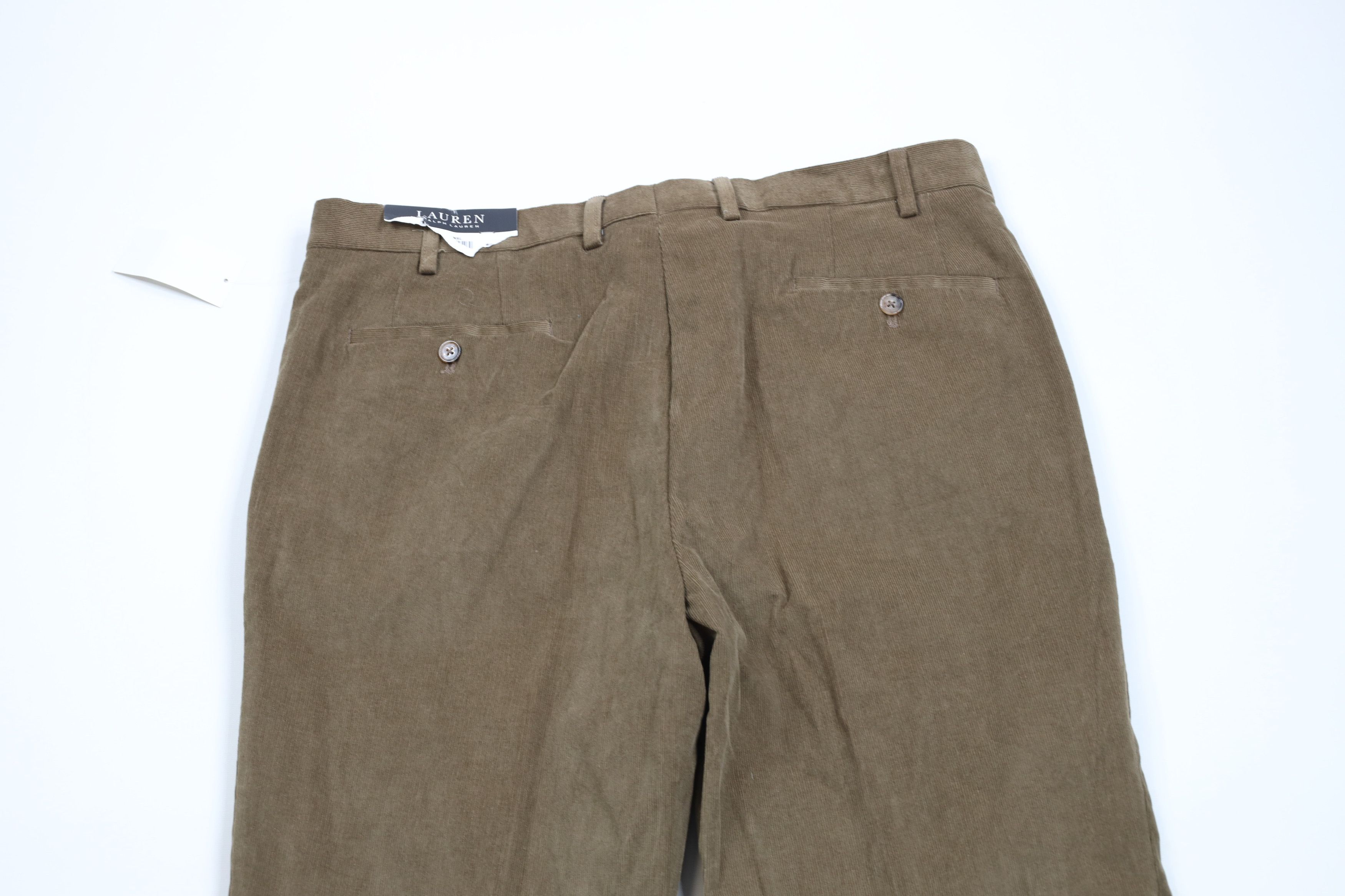 Ralph Lauren × Vintage Deadstock Vintage Ralph Lauren Corduroy Chino Pants Brown Size US 36 / EU 52 - 12 Thumbnail