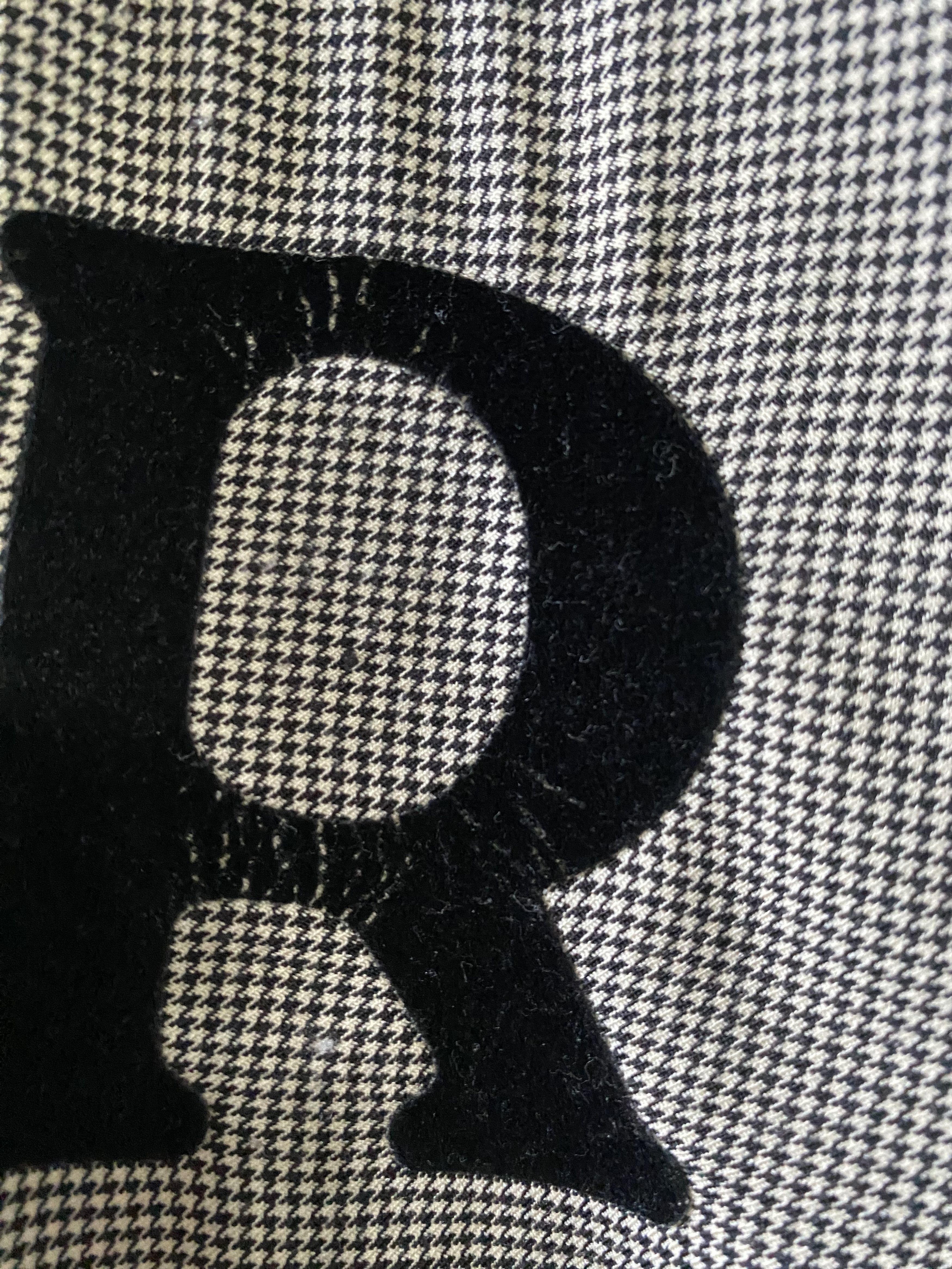 Dior Fall Winter 2002 "J'ADORE DIOR" Houndstooth Print Tank Top Size XS / US 0-2 / IT 36-38 - 11 Thumbnail