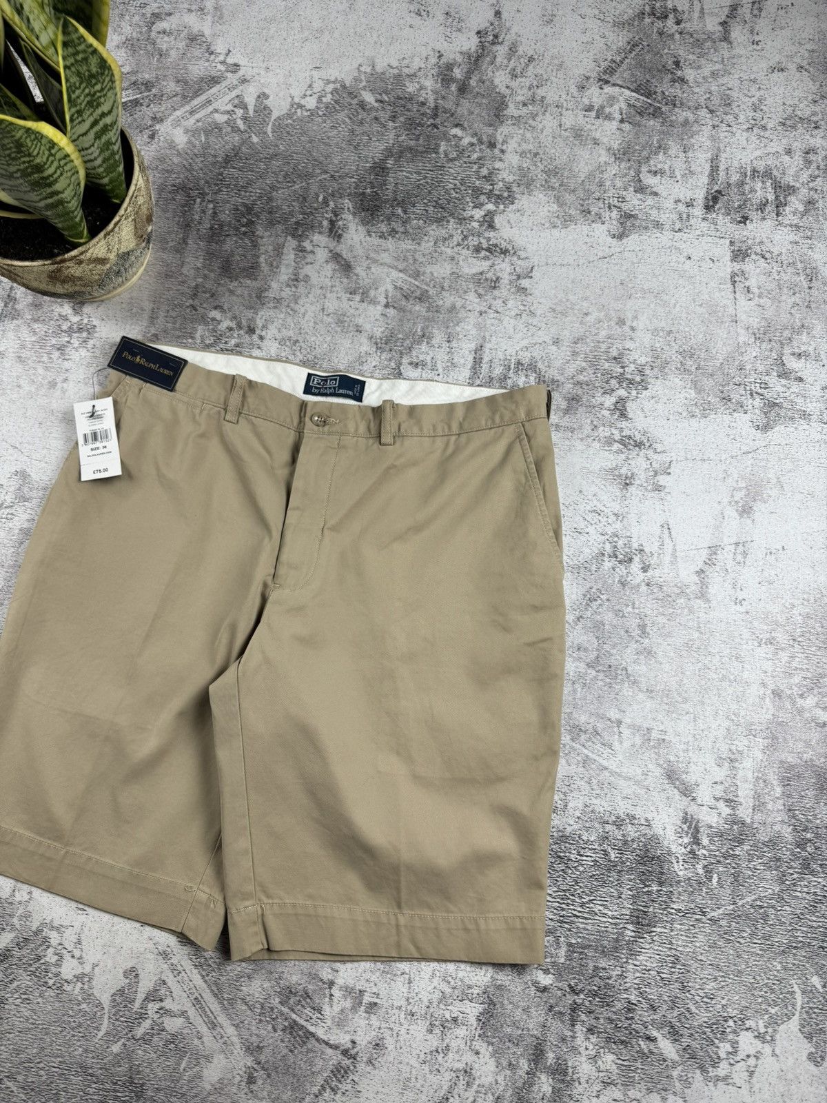 Polo Ralph Lauren NEW Polo Ralph Lauren Chino Shorts 36 Tan Relaxed Fit Basic Size US 36 / EU 52 - 13 Thumbnail