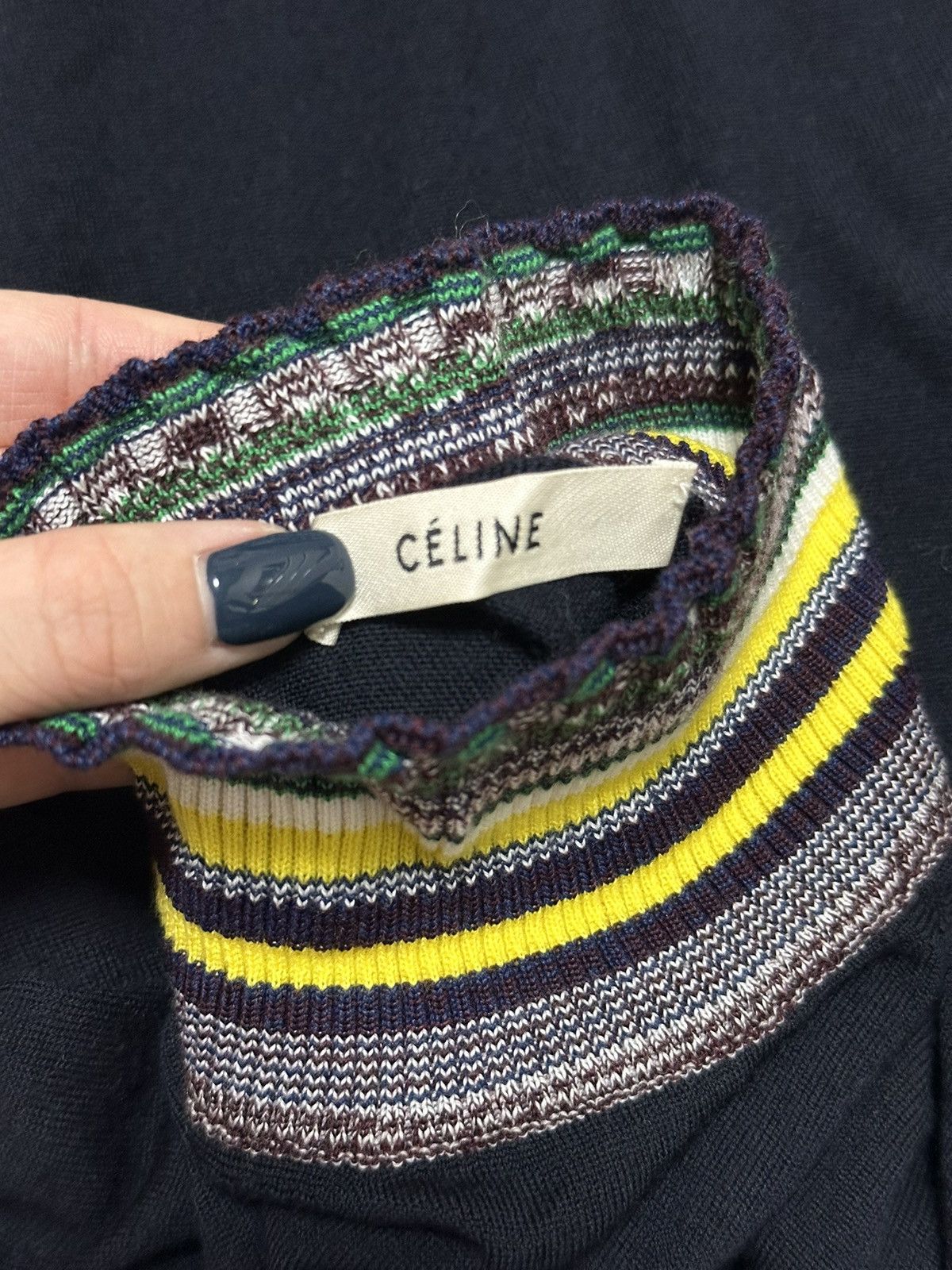 Celine CELINE Knit Turtleneck Sweater Size XS / US 0-2 / IT 36-38 - 7 Thumbnail