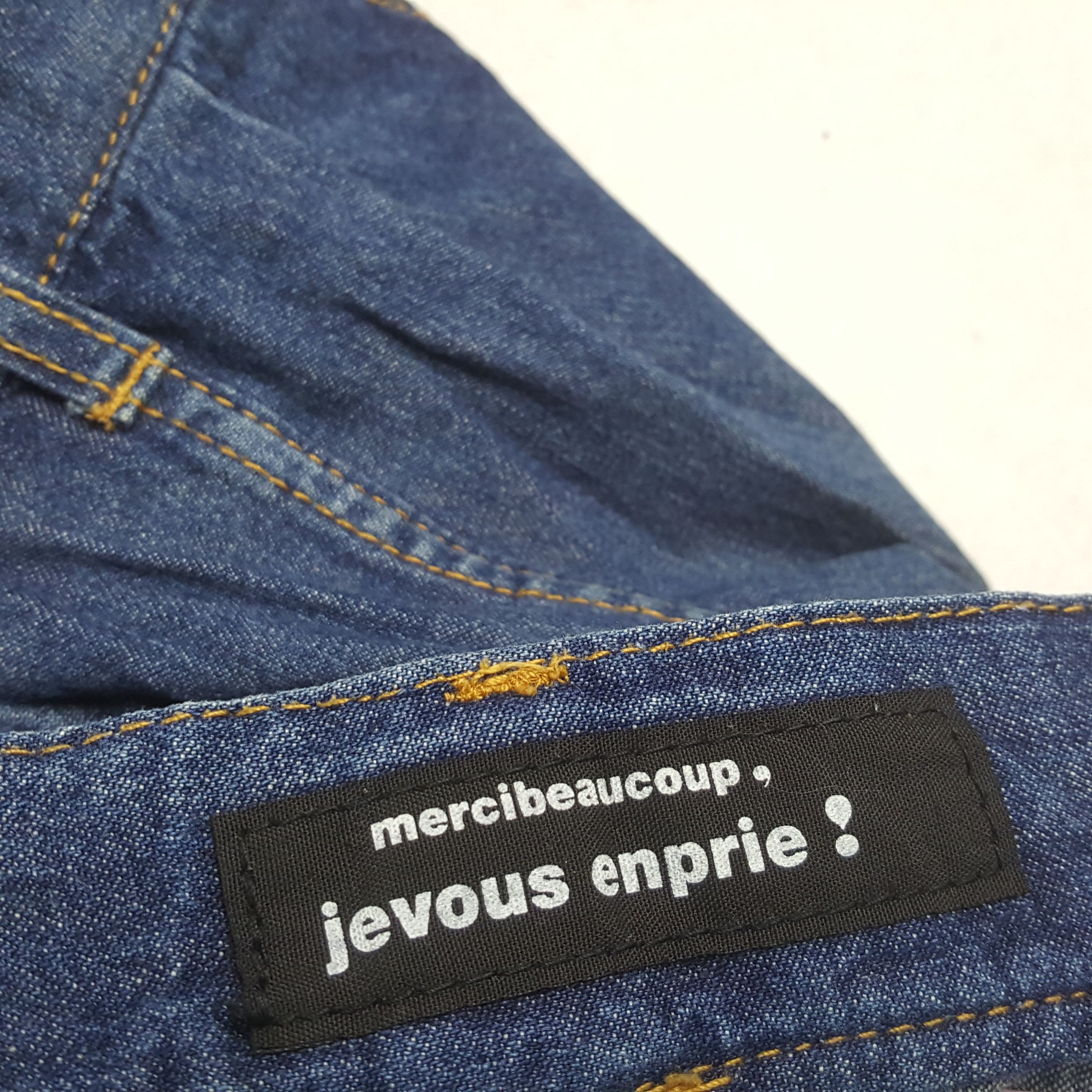 Issey Miyake × Vintage × mercibeaucoup MERCIBEAUCOUP by ISSEY MIYAKE Japanese Designer Brand Jeans Size US 27 - 14 Thumbnail