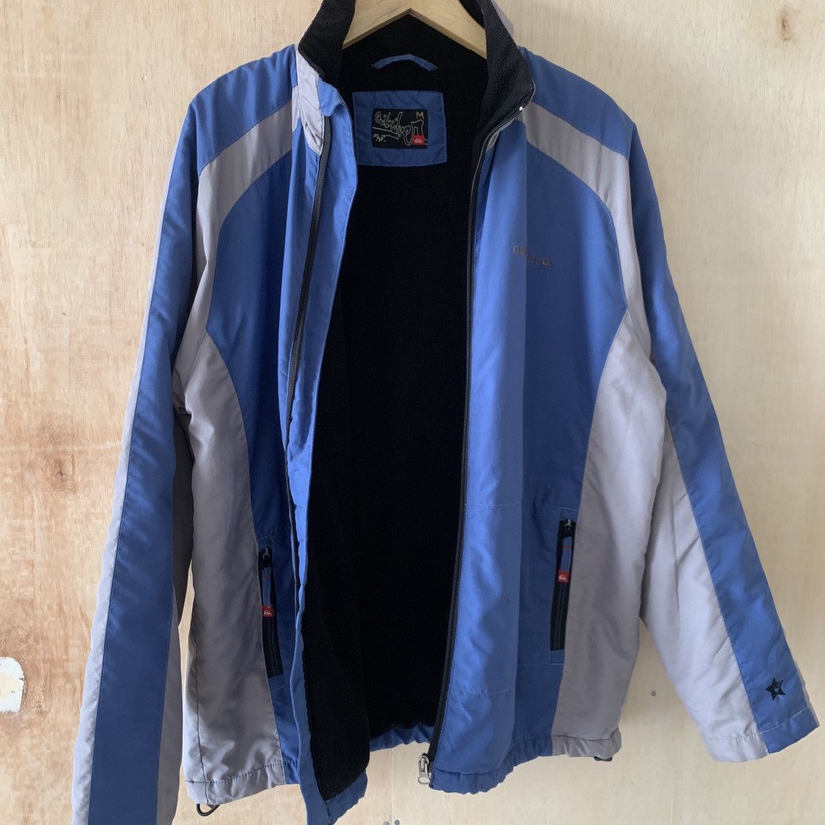 Quiksilver vintage quiksilver puffer down sherpa lining jacket Size US L / EU 52-54 / 3 - 6 Thumbnail