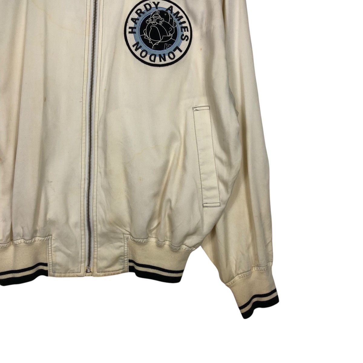 Japanese Brand × Vintage 📌Vintage Bomber Jacket Hardy Amies Sport Big Logo Size US M / EU 48-50 / 2 - 6 Thumbnail
