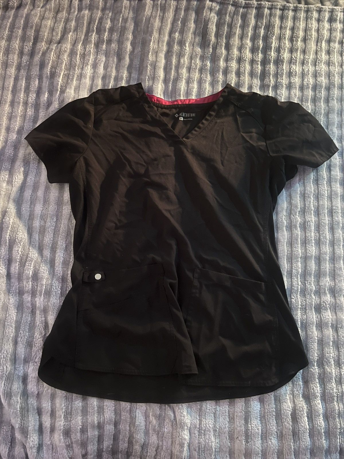Other MEDCOUTURE Black and Pink scrub top Size M / US 6-8 / IT 42-44 - 1 Thumbnail
