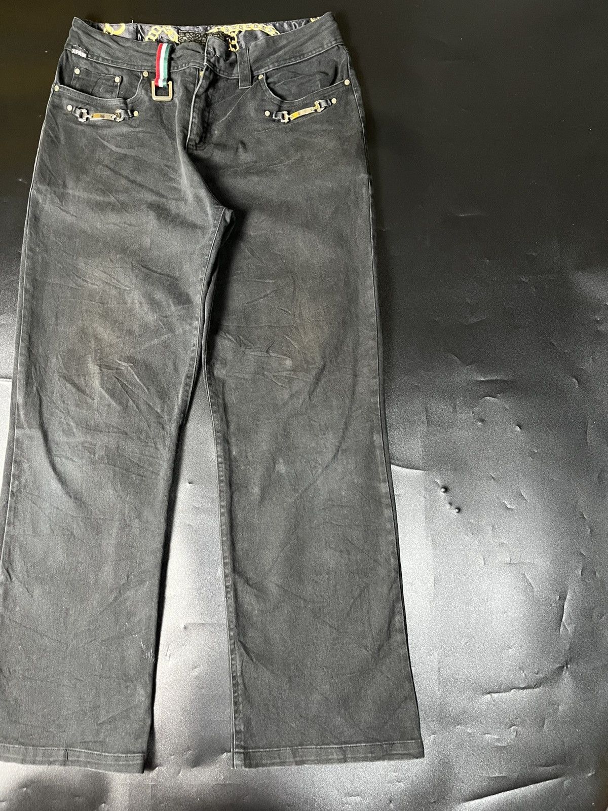 If Six Was Nine × Japanese Brand × Le Grande Bleu (L.G.B.) Japanese XFRM chains Jeans Size US 32 / EU 48 - 3 Thumbnail