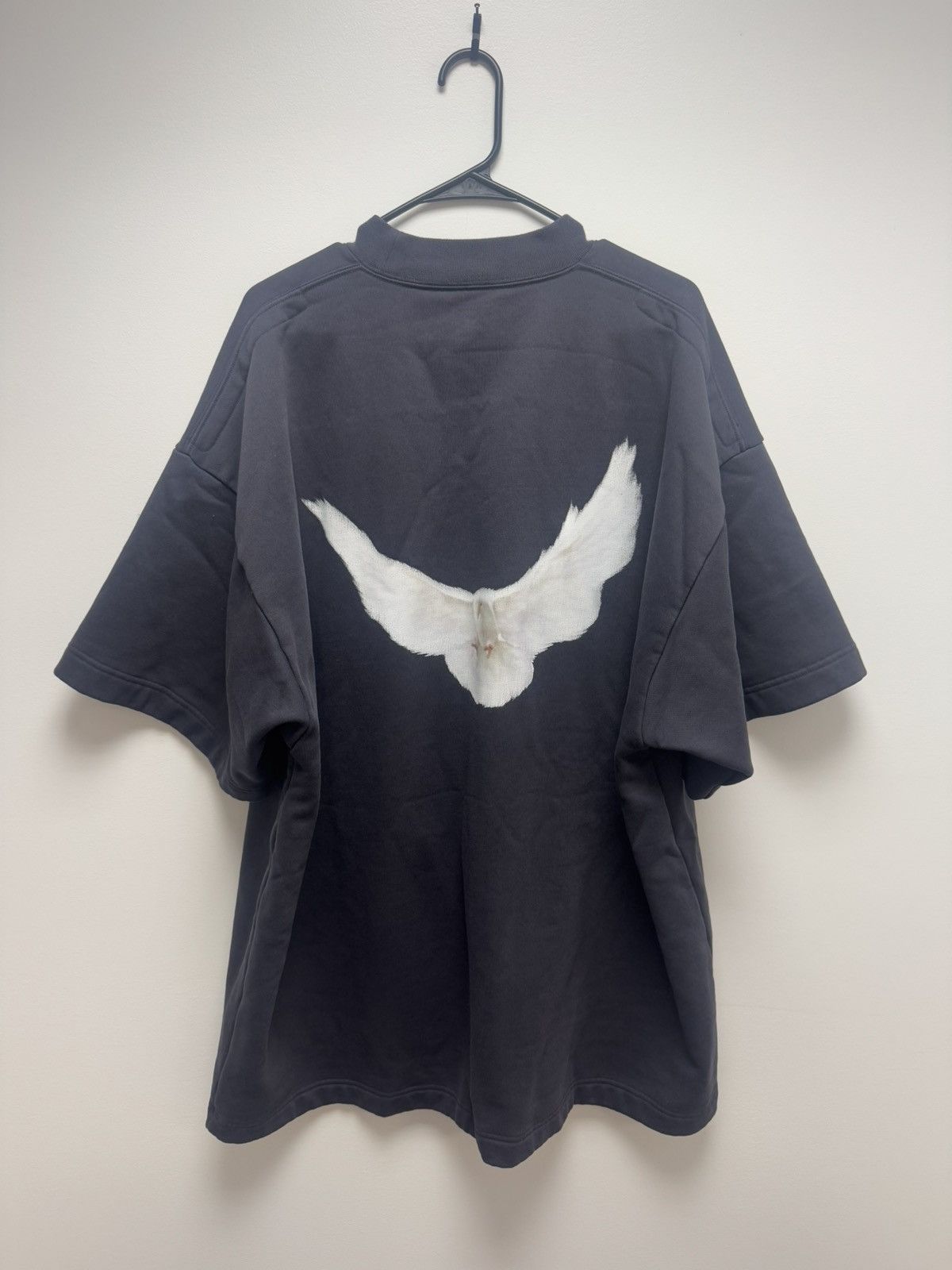 Yeezy Yeezy gap balenciaga washed black dove hoodie Size US L / EU 52-54 / 3 - 1 Thumbnail