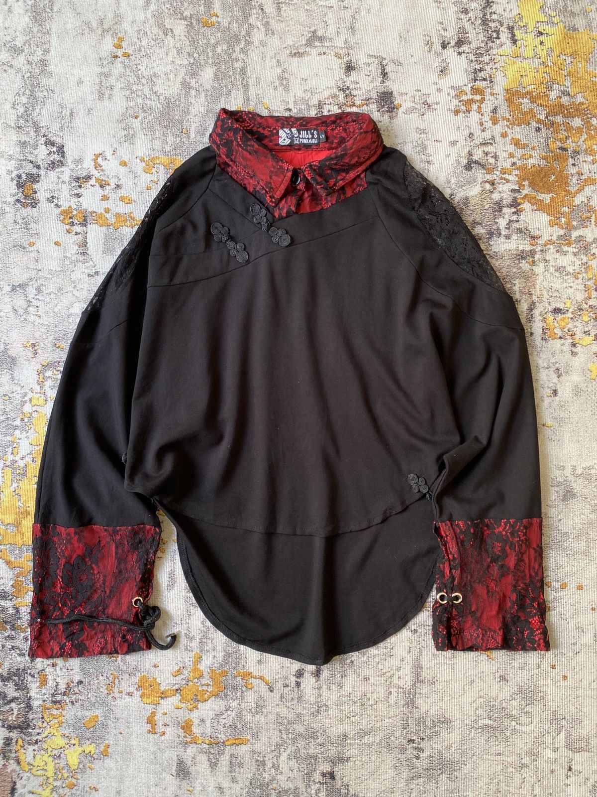 Japanese Brand Jill’s Punk x Loli Cheongsam Design Shirt Size S / US 4 / IT 40 - 5 Thumbnail