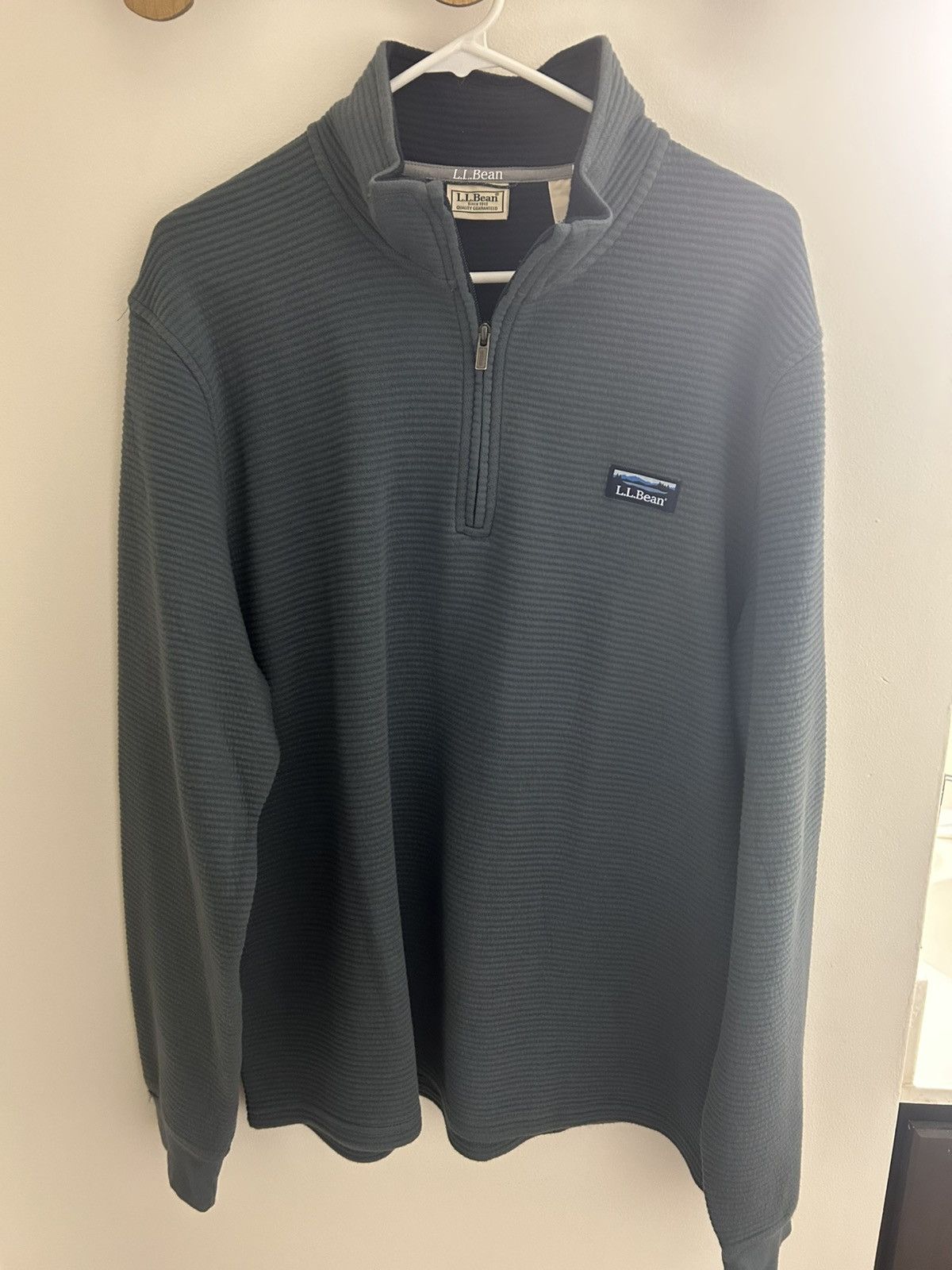 L.L. Bean L.L. Bean Men’s Lakewashed Double-Knit 1/4 Zip Pullover NWOT Size US L / EU 52-54 / 3 - 1 Thumbnail