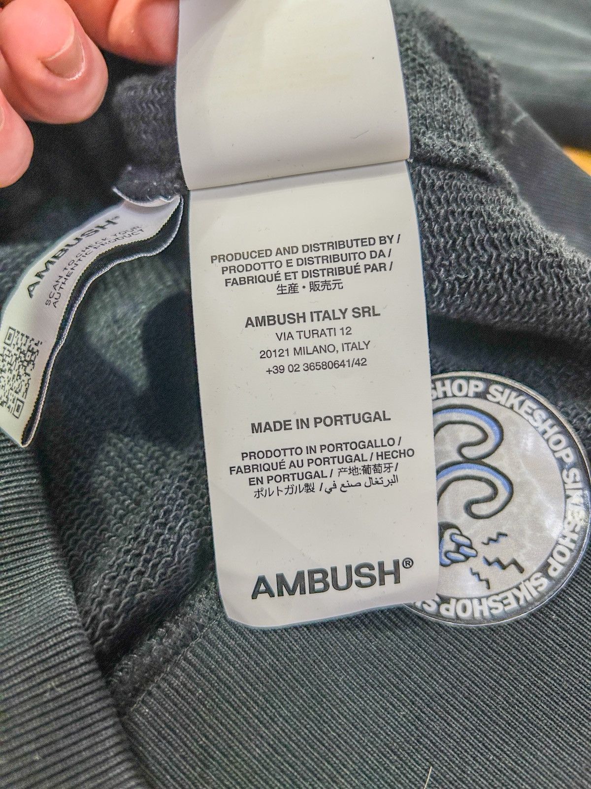 Ambush Design Ambush Ballchain logo black hoodie Size US L / EU 52-54 / 3 - 7 Thumbnail