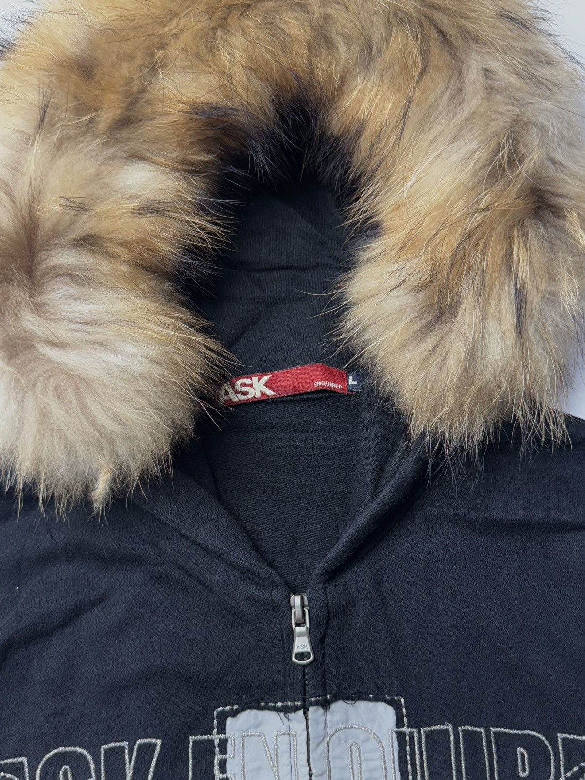 If Six Was Nine Fur Hoodie England Ask Enquired Lgb Styled Size US L / EU 52-54 / 3 - 6 Thumbnail