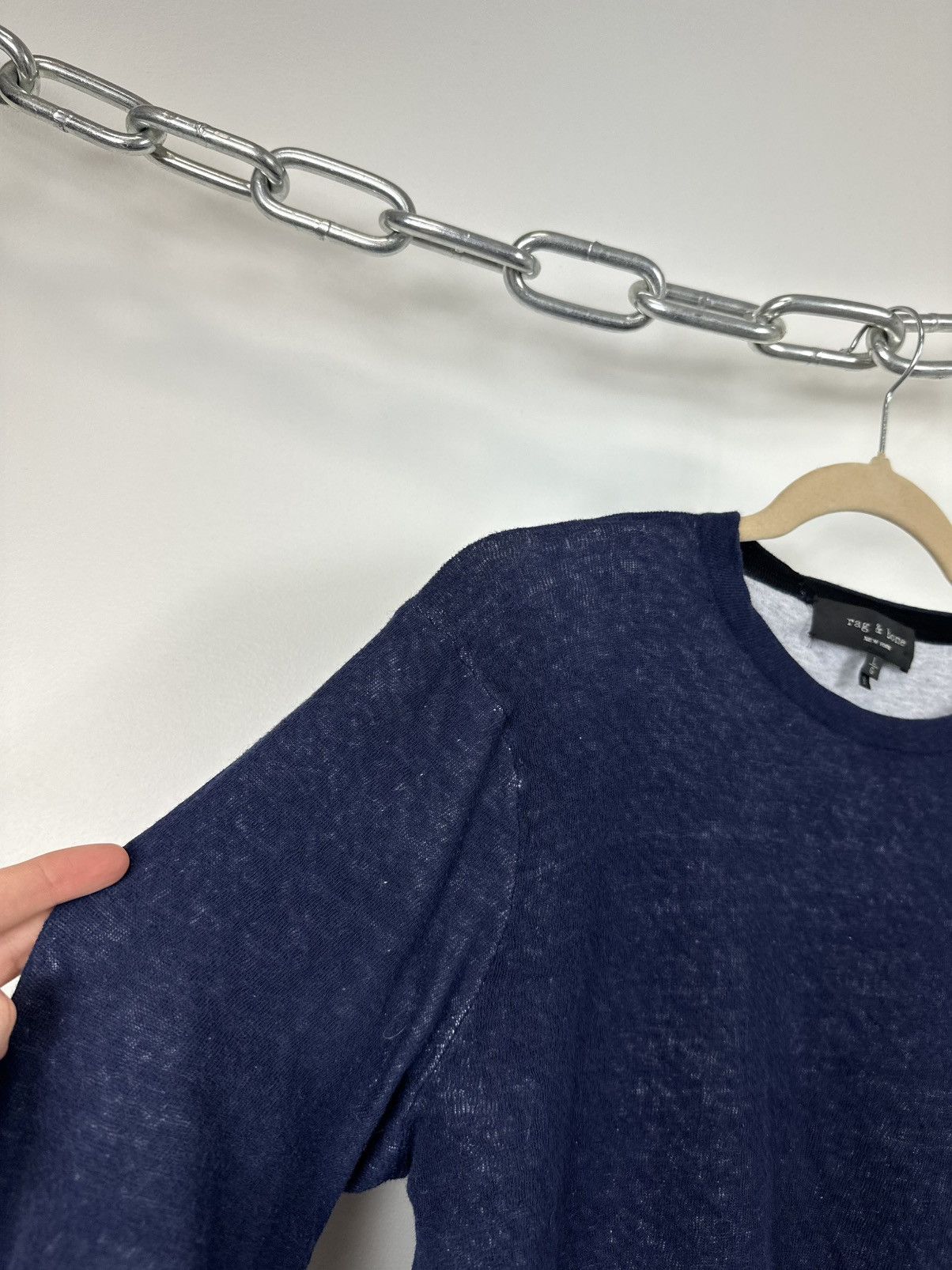 Rag & Bone Vintage Rag & Bone Avant Garde Designer Lightweight Sweater Size US L / EU 52-54 / 3 - 4 Thumbnail