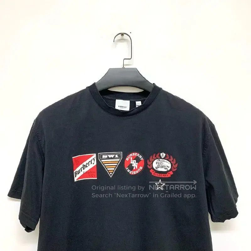 Burberry Burberry Black Cotton Men's T. Size US M / EU 48-50 / 2 - 5 Thumbnail