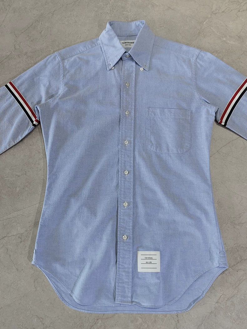 Thom Browne Thom Browne Blue shirt Size US XS / EU 42 / 0 - 1 Thumbnail