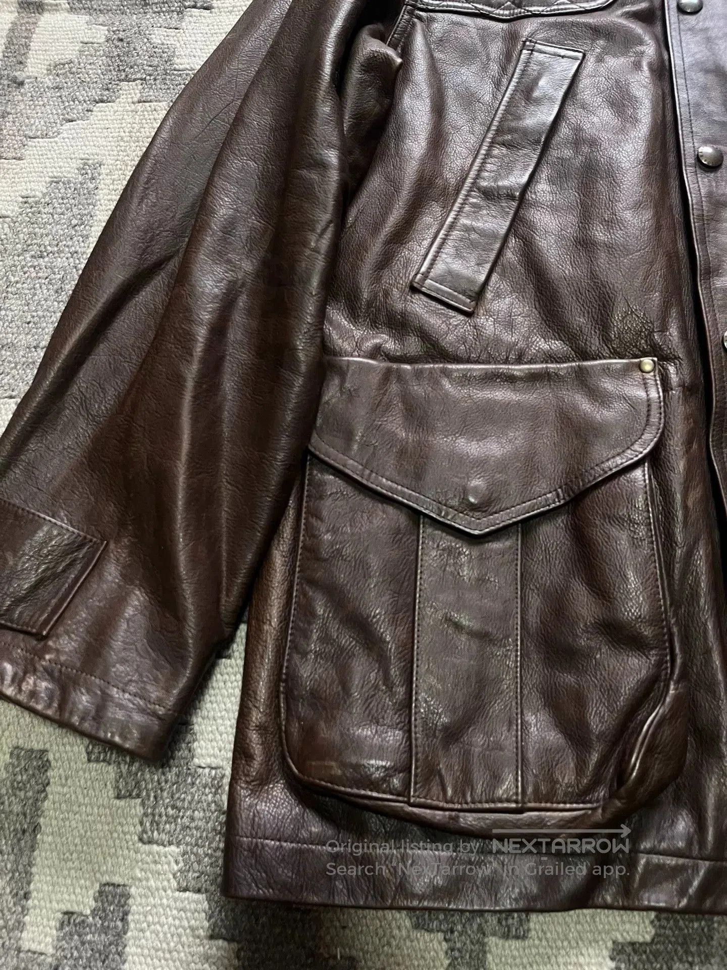 RRL Ralph Lauren Ralph Lauren RRL Hunting Leather Vest. Size US L / EU 52-54 / 3 - 3 Thumbnail