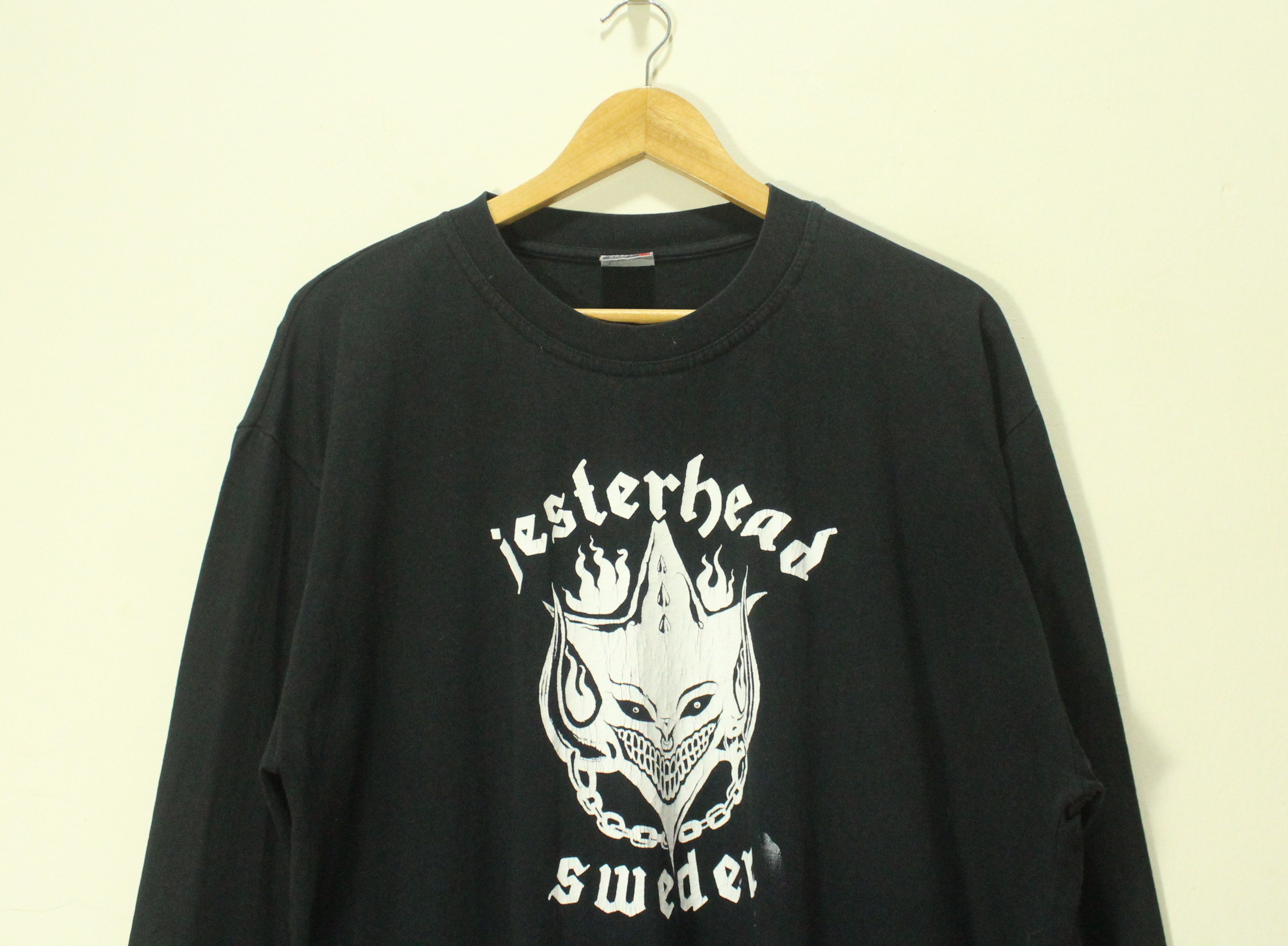 Band Tees Vintage IN FLAMES Shirt Metal Band Jesterhead Size US XL / EU 56 / 4 - 2 Thumbnail