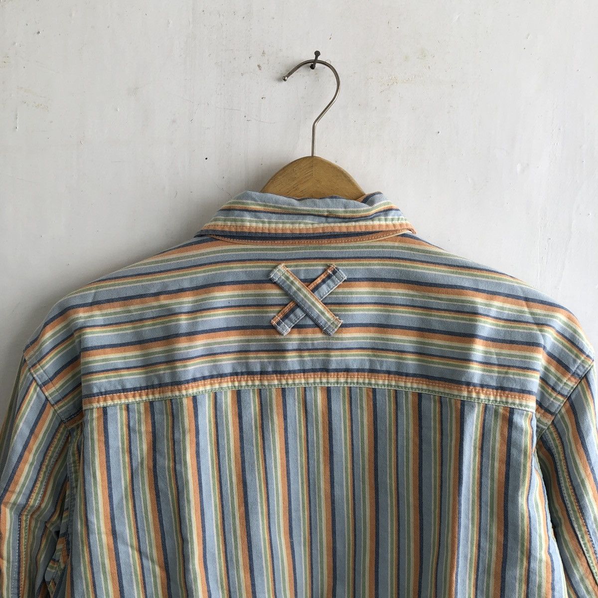 Guess × Japanese Brand × Vintage GUESS STRIPE RAINBOW COTTON JACKET Size M / US 6-8 / IT 42-44 - 4 Thumbnail