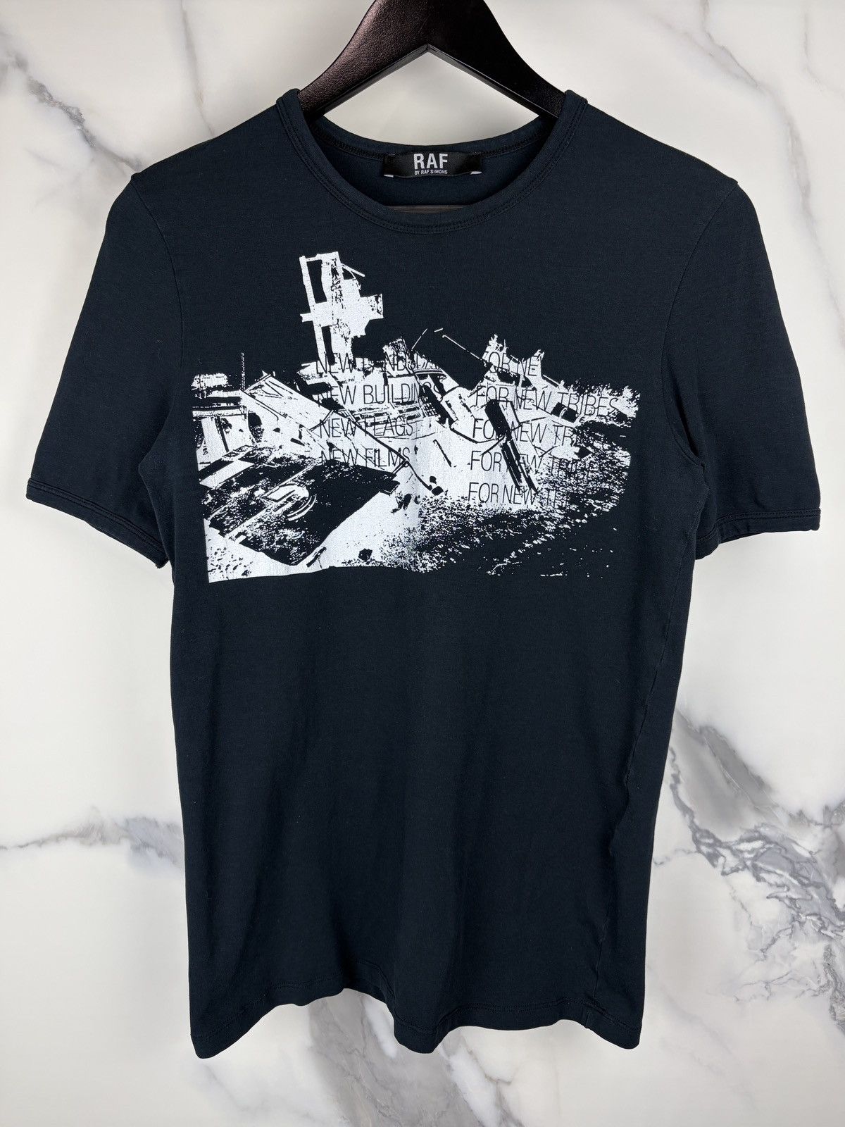 Raf Simons SS06 Raf By Raf Simons For New Tribes Tshirt Black Size US M / EU 48-50 / 2 - 1 Thumbnail