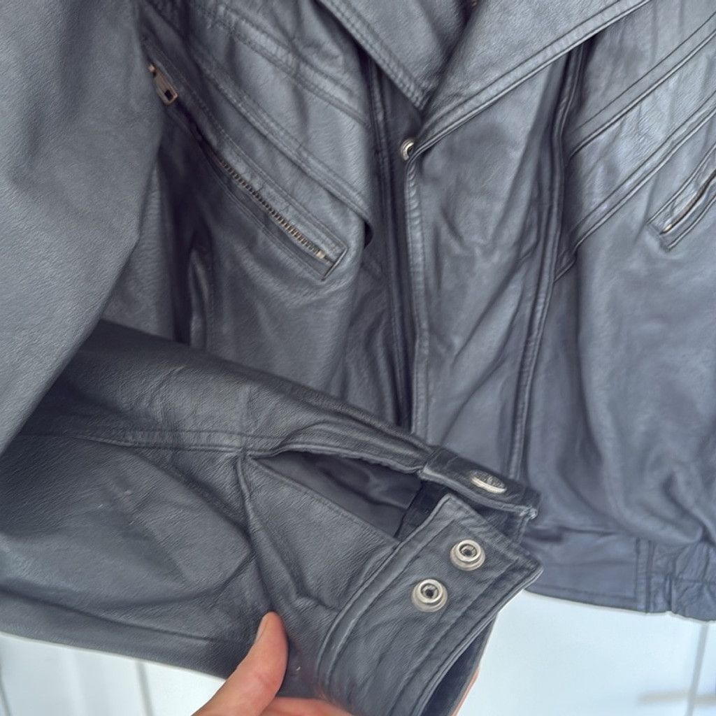 Wilsons Leather Wilson's Black Leather Jacket, Sz L Size US L / EU 52-54 / 3 - 5 Thumbnail