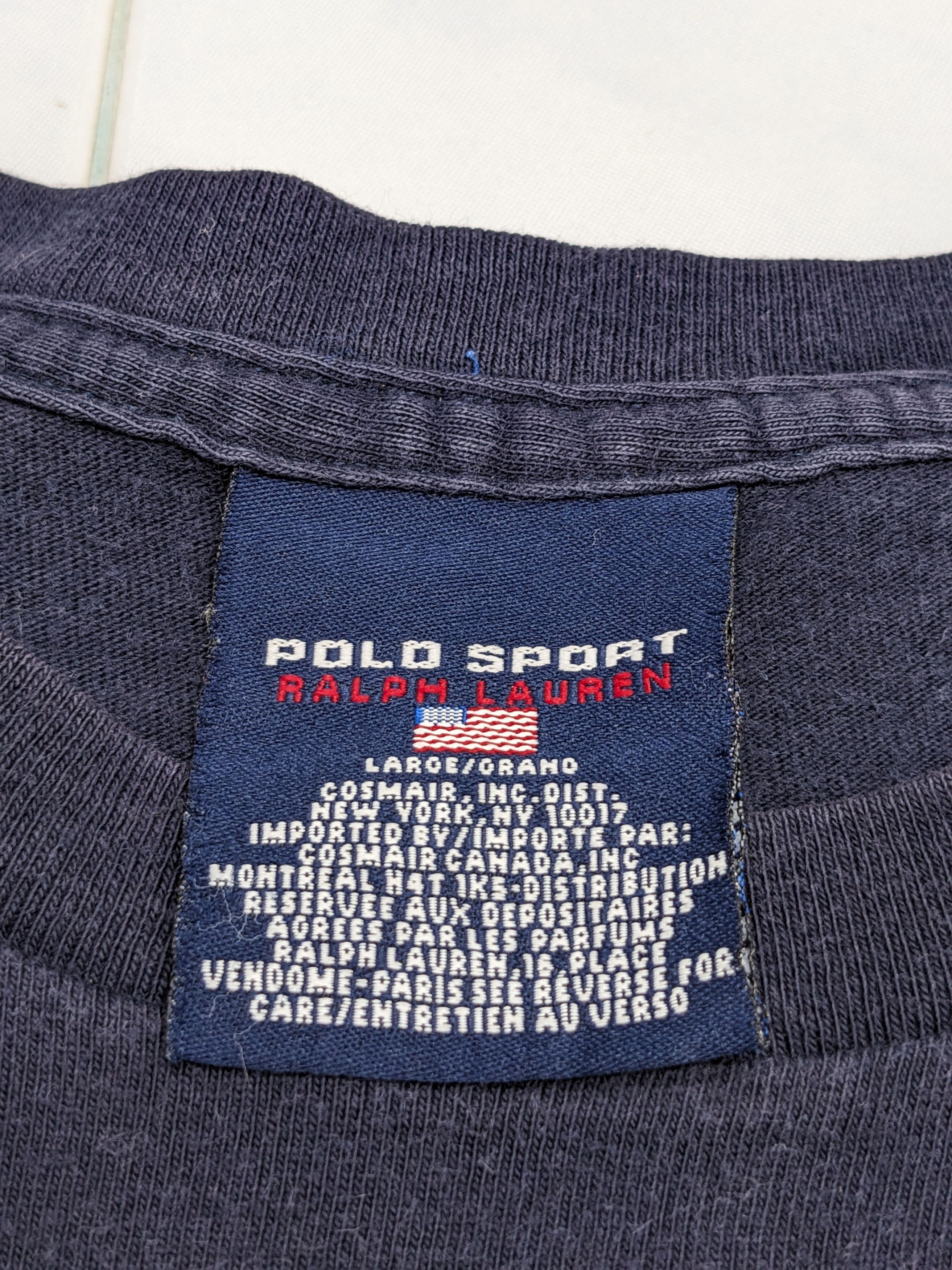 Polo Ralph Lauren Vintage Polo Ralph Lauren Polo Sport Tshirt Size US L / EU 52-54 / 3 - 8 Thumbnail