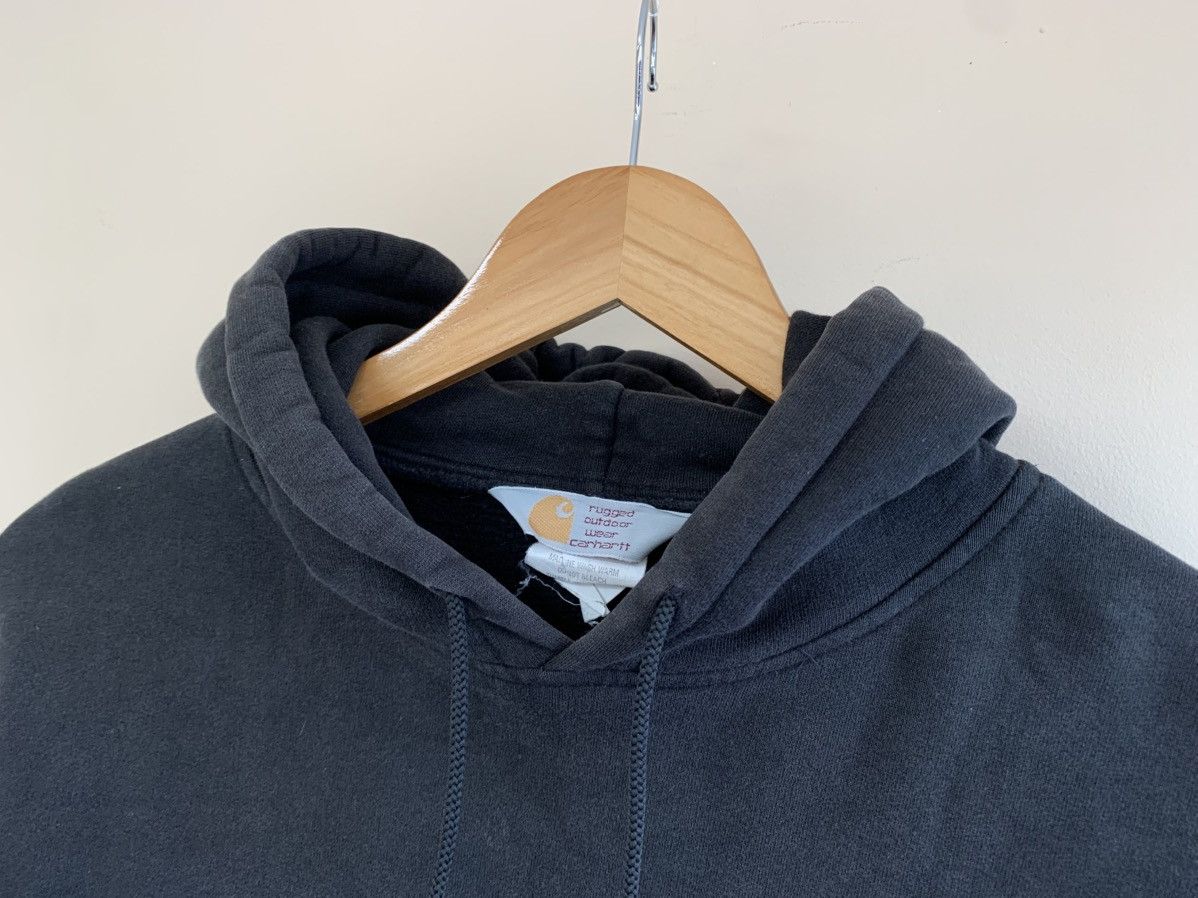 Carhartt Vintage 90s Carhartt Star Tag Black Hoodie Faded Men’s Size US L / EU 52-54 / 3 - 6 Thumbnail