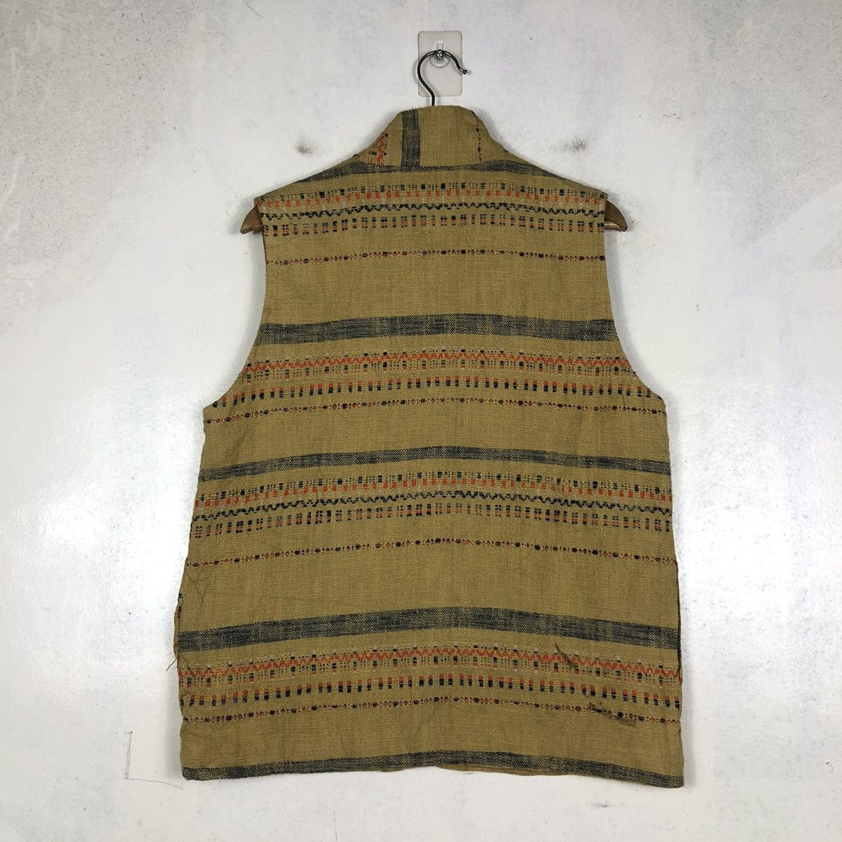 Japanese Brand 📌VINTAGE TANK TOP SLEEVELESS NAVAJO NATIVE DESIGN CHIMAYO Size US M / EU 48-50 / 2 - 10 Thumbnail