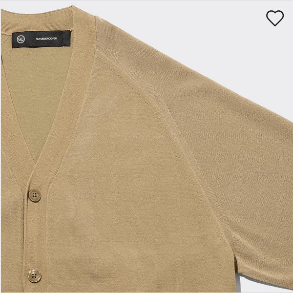 GU GU X UNDERCOVER Sheer Combination Knit Cardigan Size US XL / EU 56 / 4 - 4 Thumbnail
