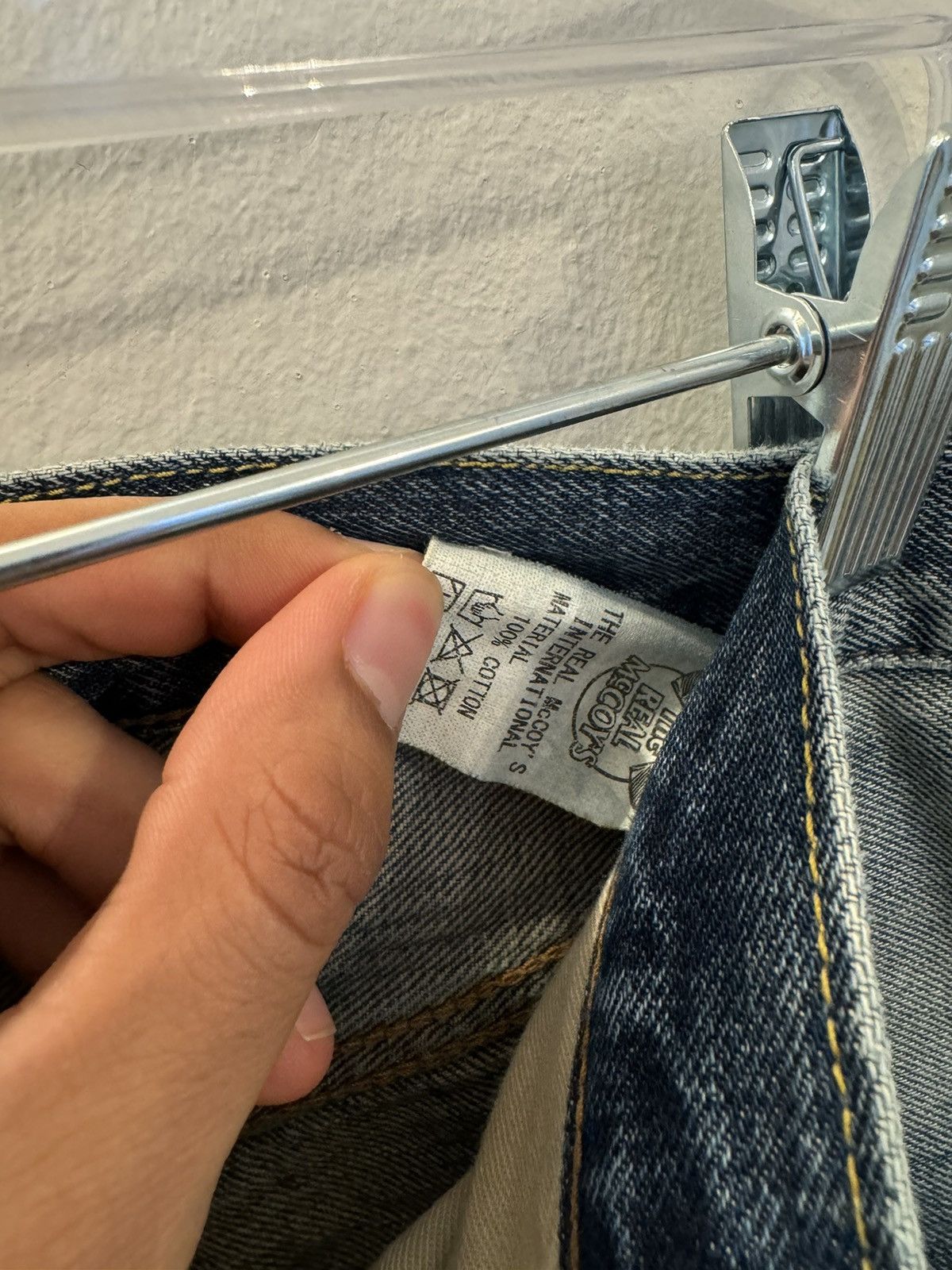 The Real McCoy's 001XX WASHED JEANS Size US 34 / EU 50 - 4 Thumbnail