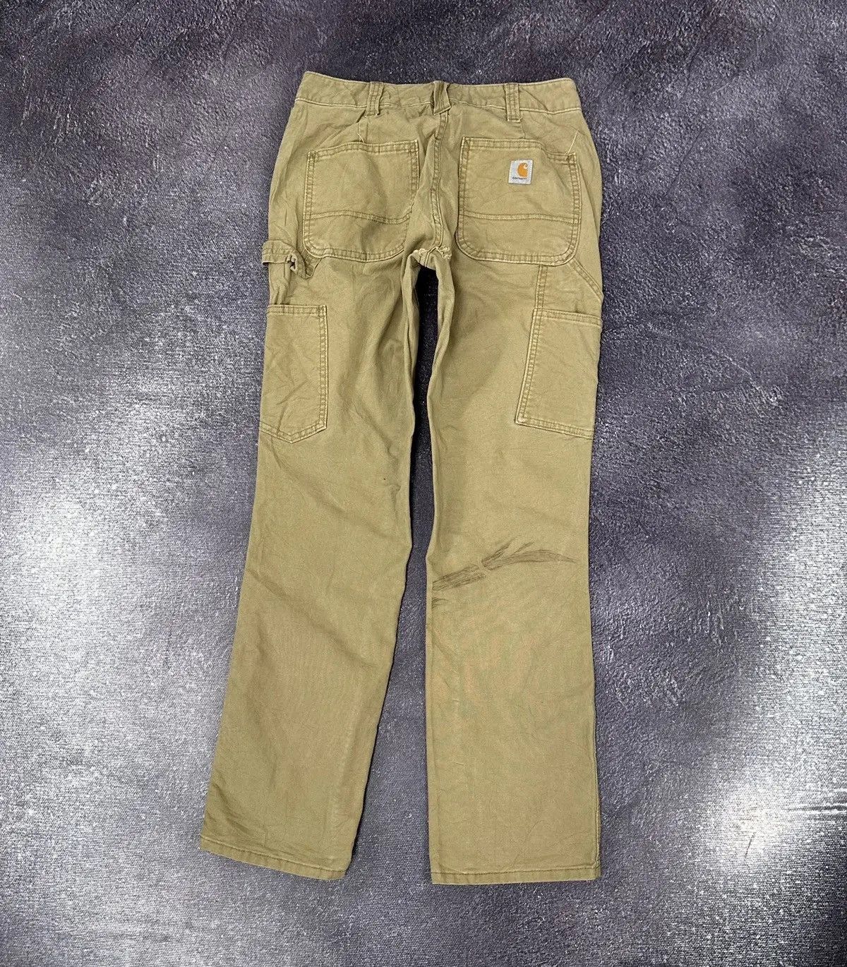 Carhartt × Vintage Vintage Carhartt Y2K Work American Cream Hype Pants Size US 28 / EU 44 - 1 Thumbnail