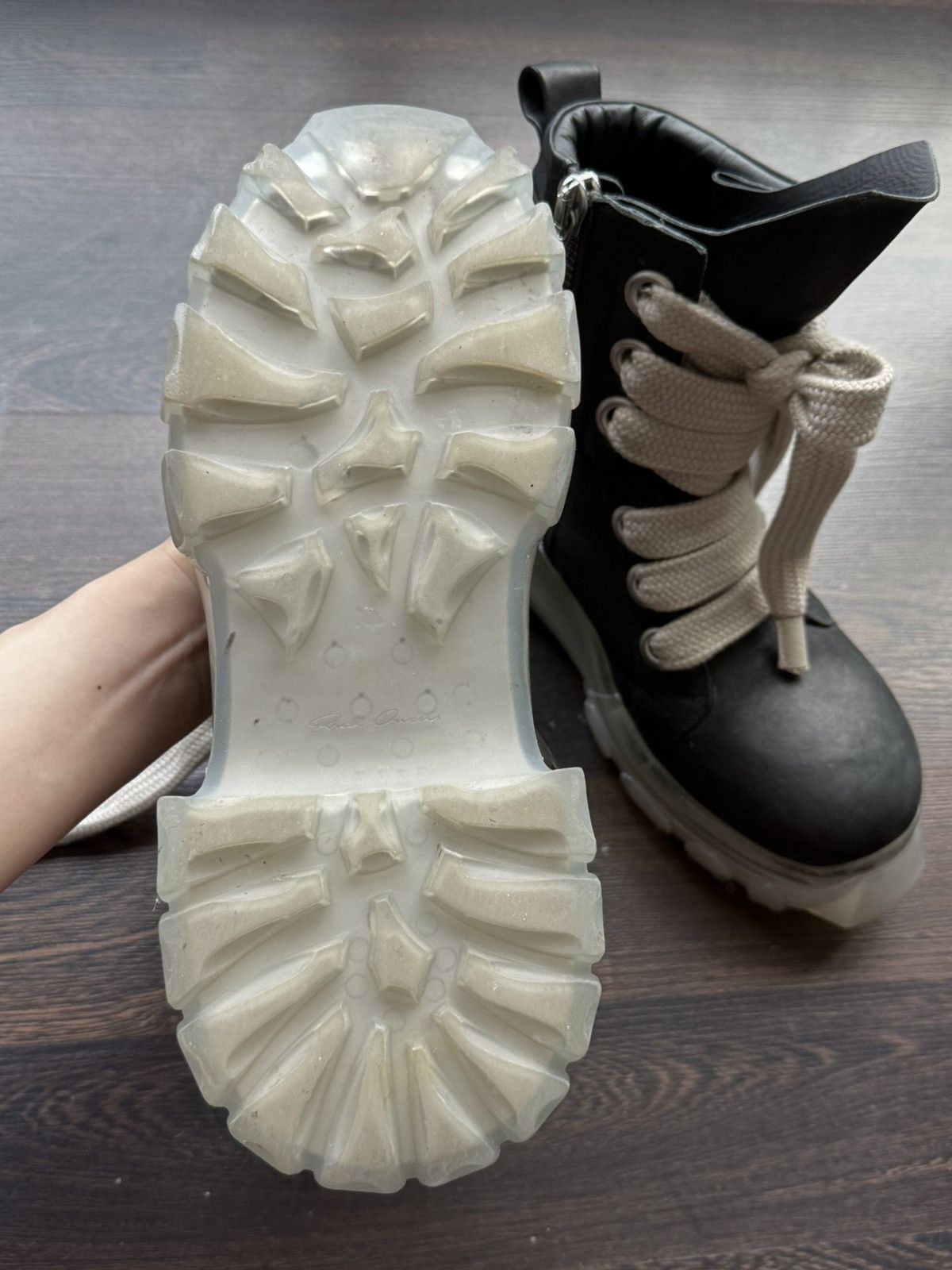 Rick Owens Rick Owens Bozo tractor jumbo laces Size US 8 / EU 41 - 6 Thumbnail
