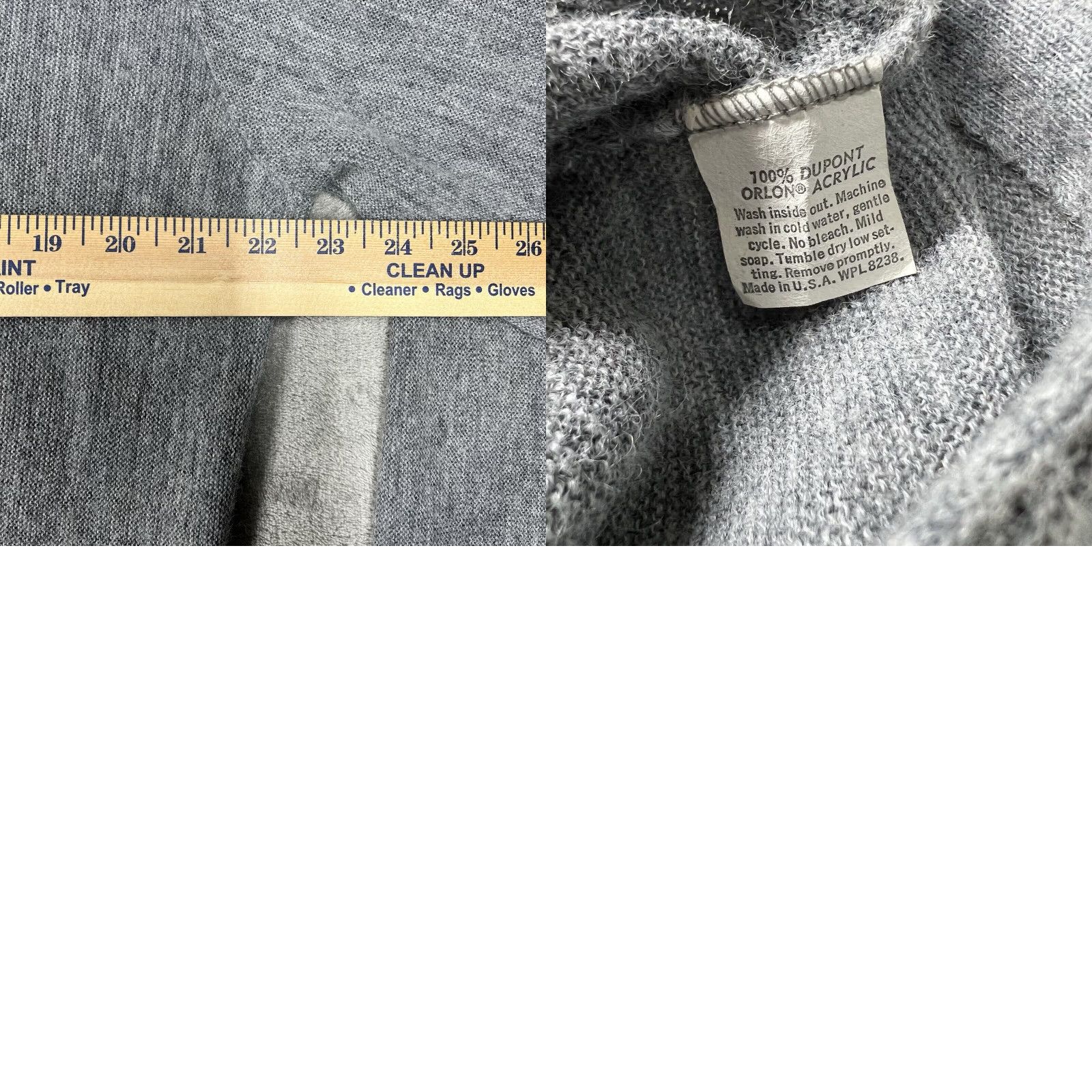 Vintage VINTAGE Jefflinks Cardigan Sweater Mens XL Gray 100% DuPont Orlon Knit Tight-Knit Fair Isle V-Neck Long Sleeve Hand Wash Only Regular Fit Crew? Size US XL / EU 56 / 4 - 9 Thumbnail