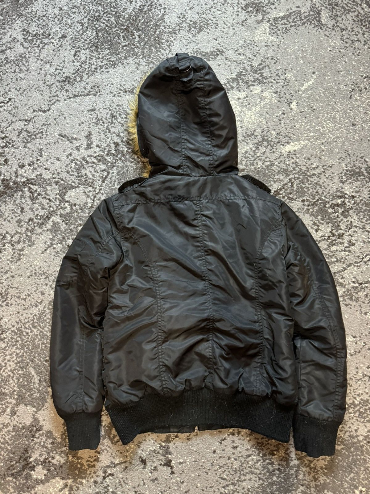 If Six Was Nine × Vintage Vintage Y2K XOXO Bomber Fuzzy Fur Opiuk Owens Style Bomber Size US S / EU 44-46 / 1 - 16 Thumbnail