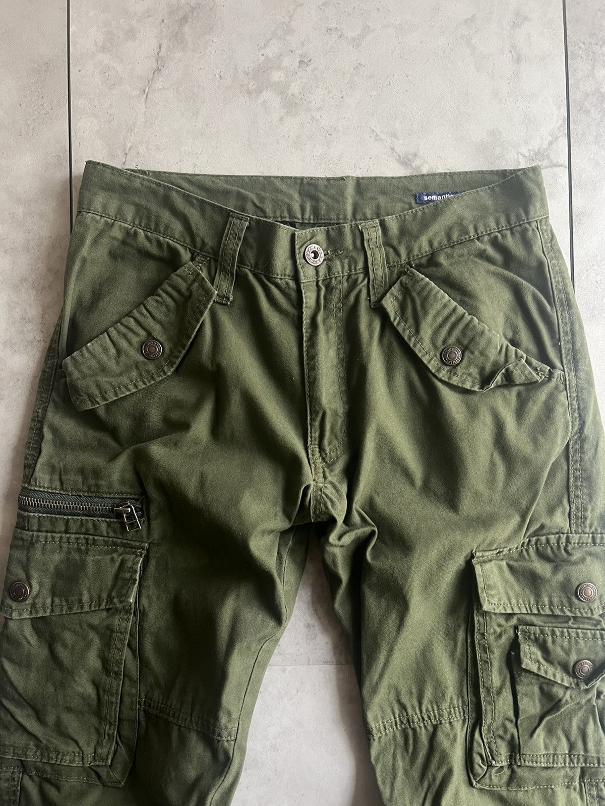 semanticdesign Semantic Design Single Zip Cargo Pants Size US 28 / EU 44 - 4 Thumbnail