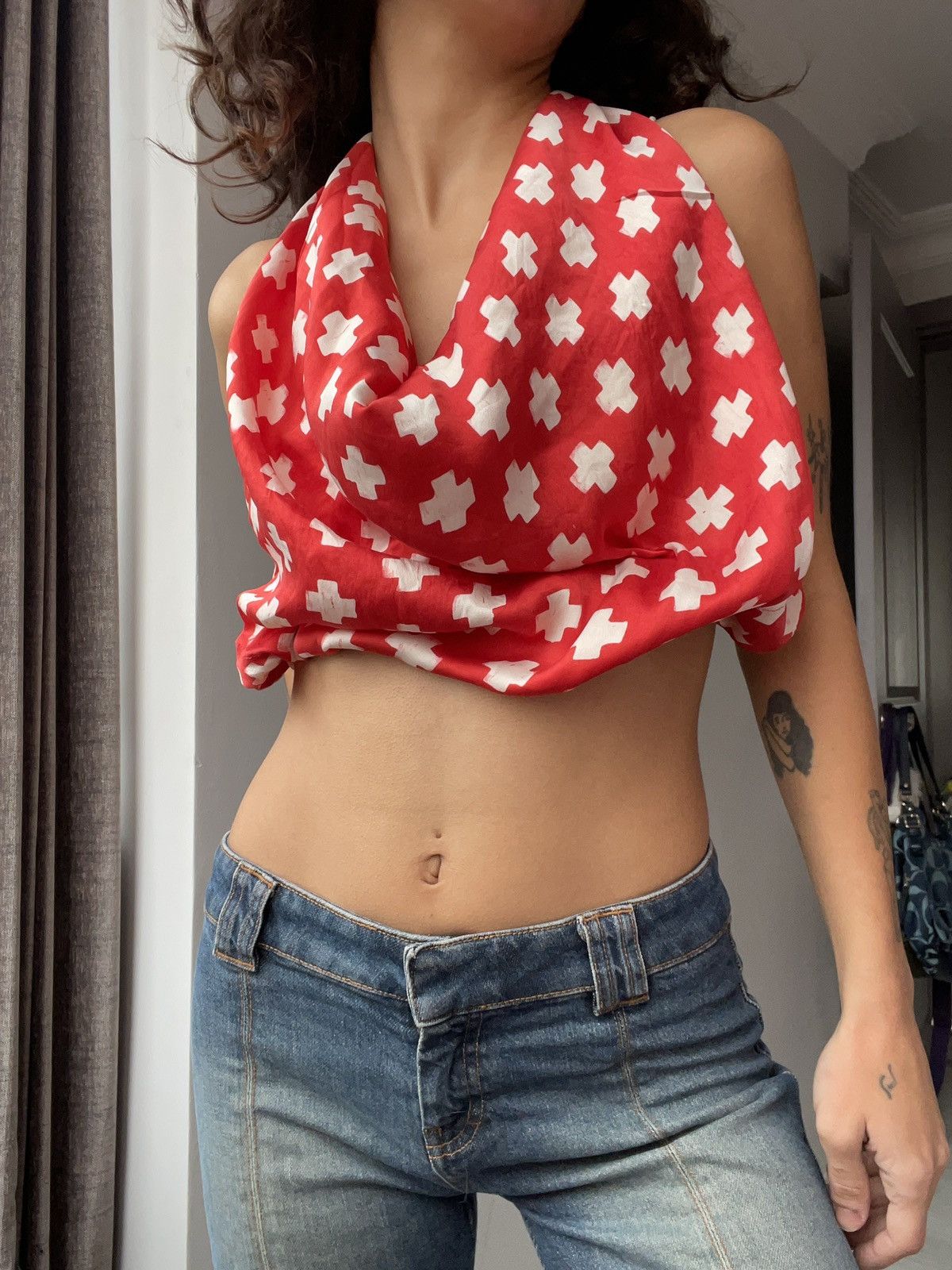 Vintage y2k top Size ONE SIZE - 2 Thumbnail