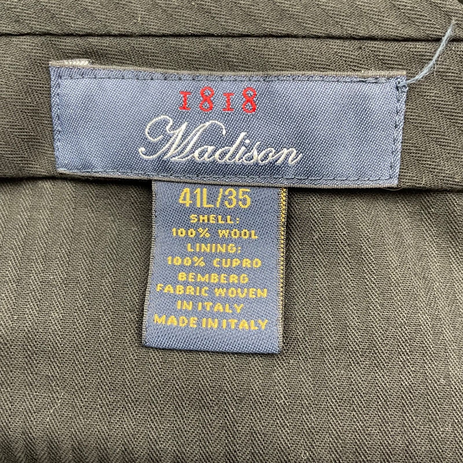 Brooks Brothers Brooks Brothers Men's 1818 Madison Wool 2-Button Suit Gray • Size 42L - 14 Thumbnail