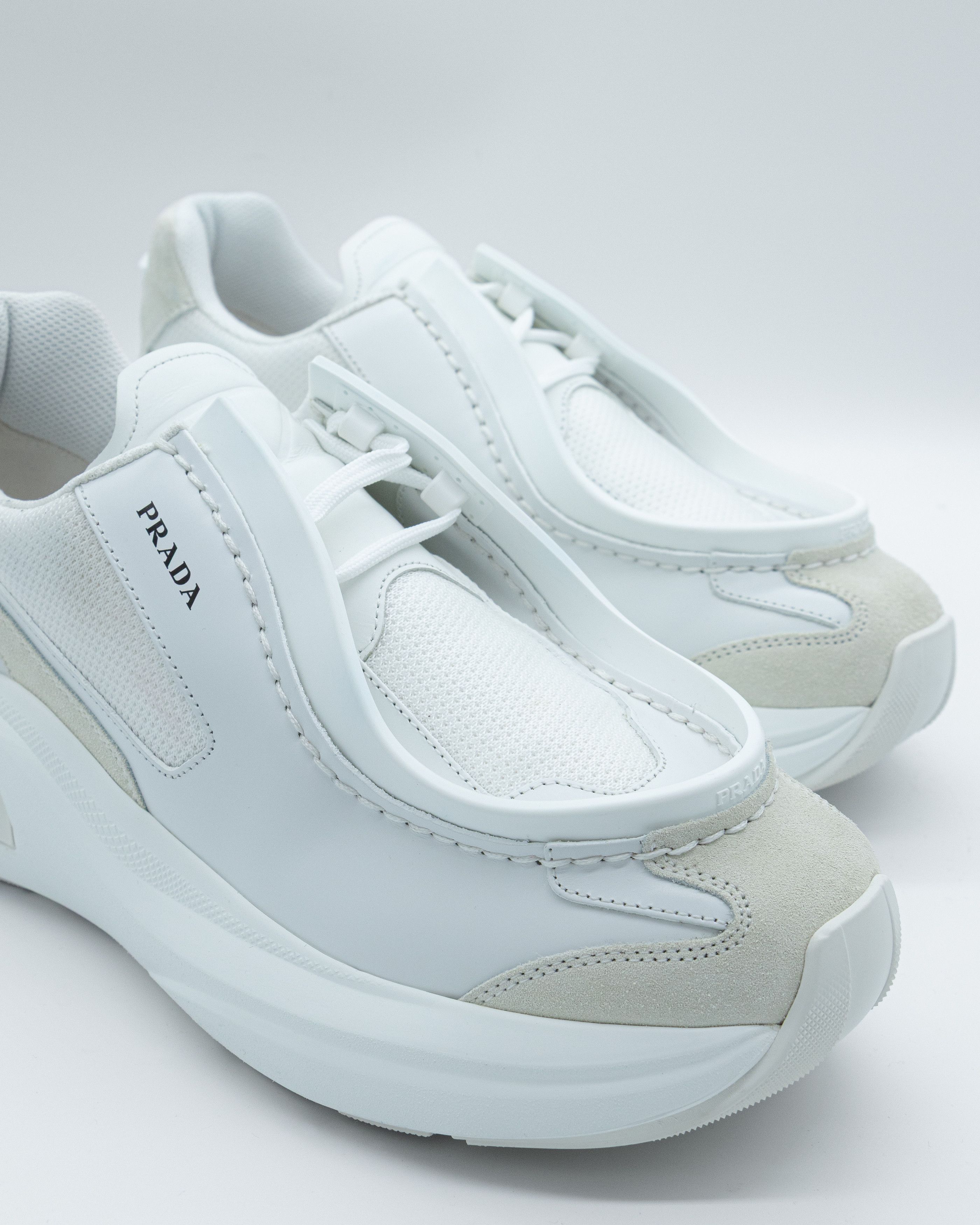 Prada Prada Systeme Leather Sneaker Size US 8 / EU 41 - 2 Thumbnail