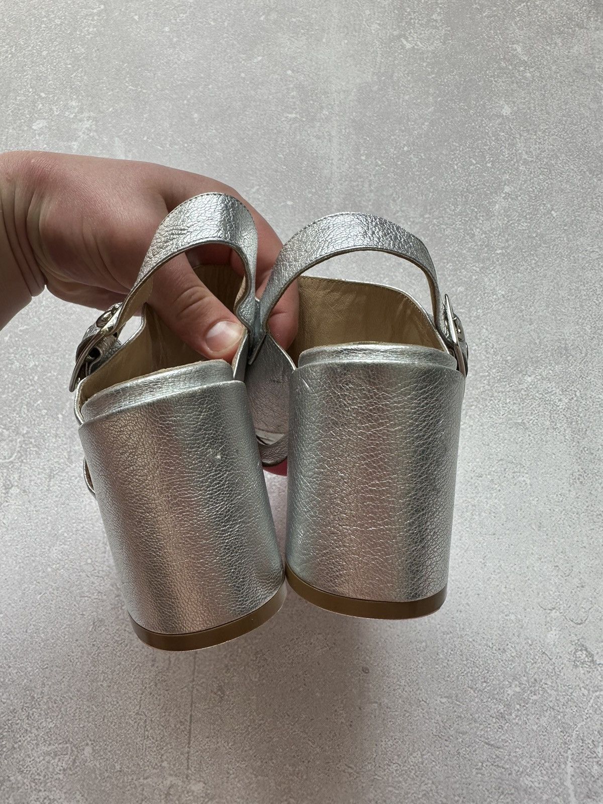 Versace Versace 1969 Italia platform sandal metallic size 36 Size US 6 / IT 36 - 8 Thumbnail