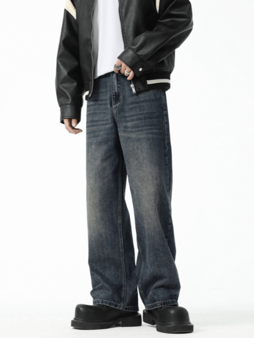 Japanese Brand American high street retro straight jeans y2k Size US 32 / EU 48 - 2 Thumbnail