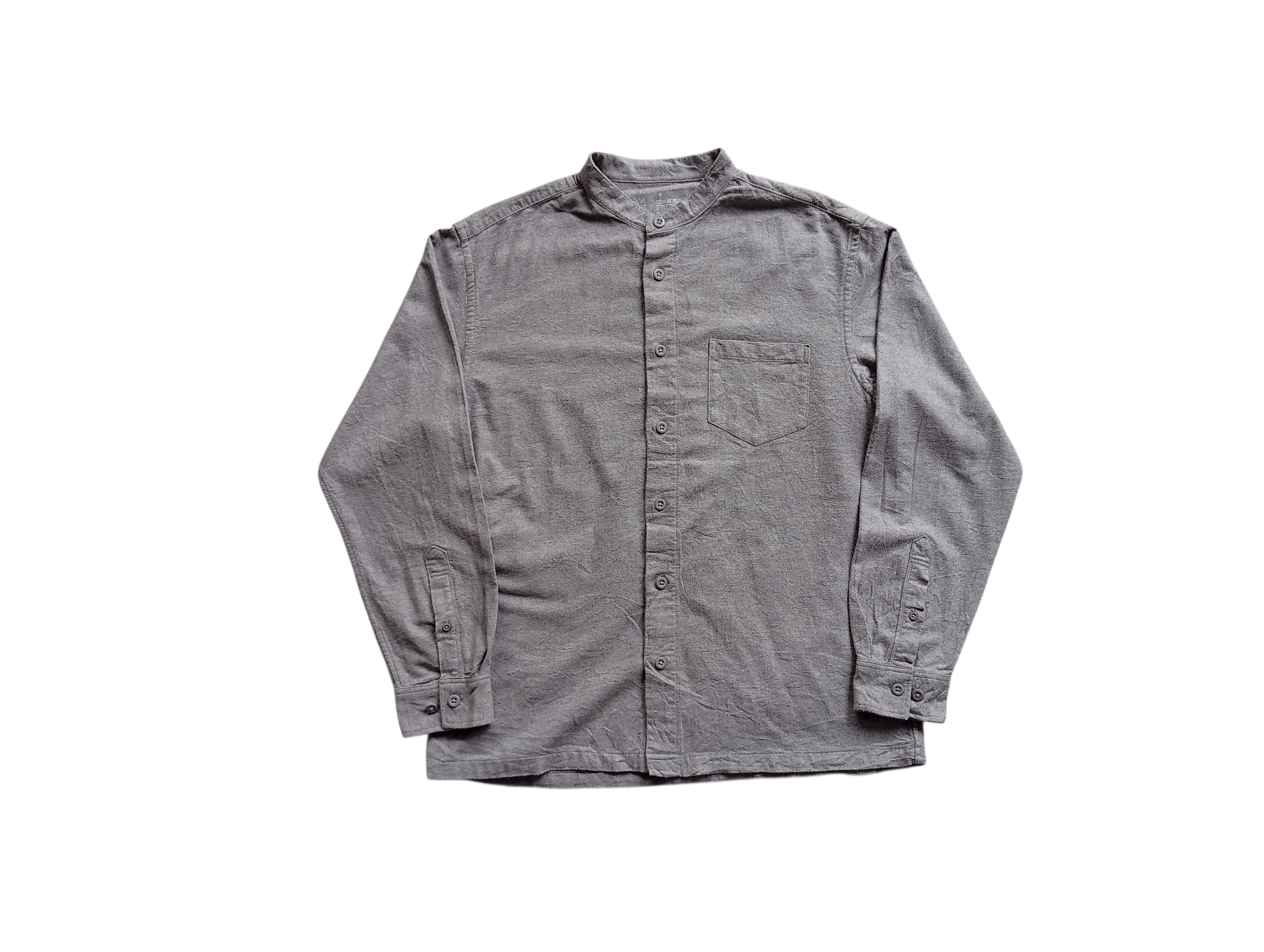 Japanese Brand Muji collarless basic shirt Size US S / EU 44-46 / 1 - 1 Thumbnail