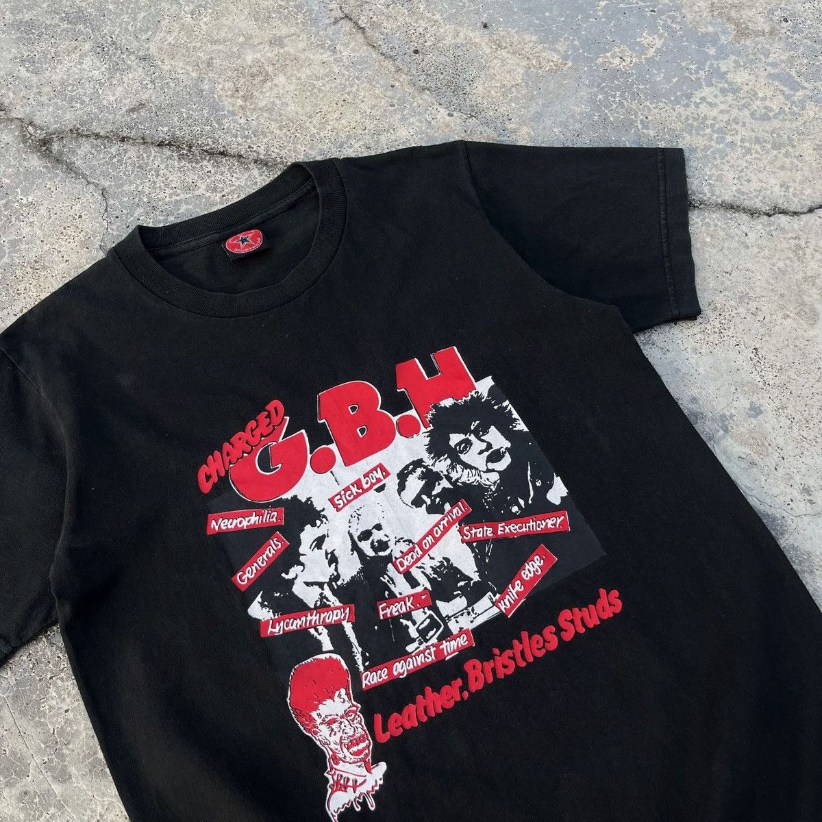 Band Tees Vintage 90s Charged GBH Punk Band Skinhead Size US S / EU 44-46 / 1 - 2 Thumbnail