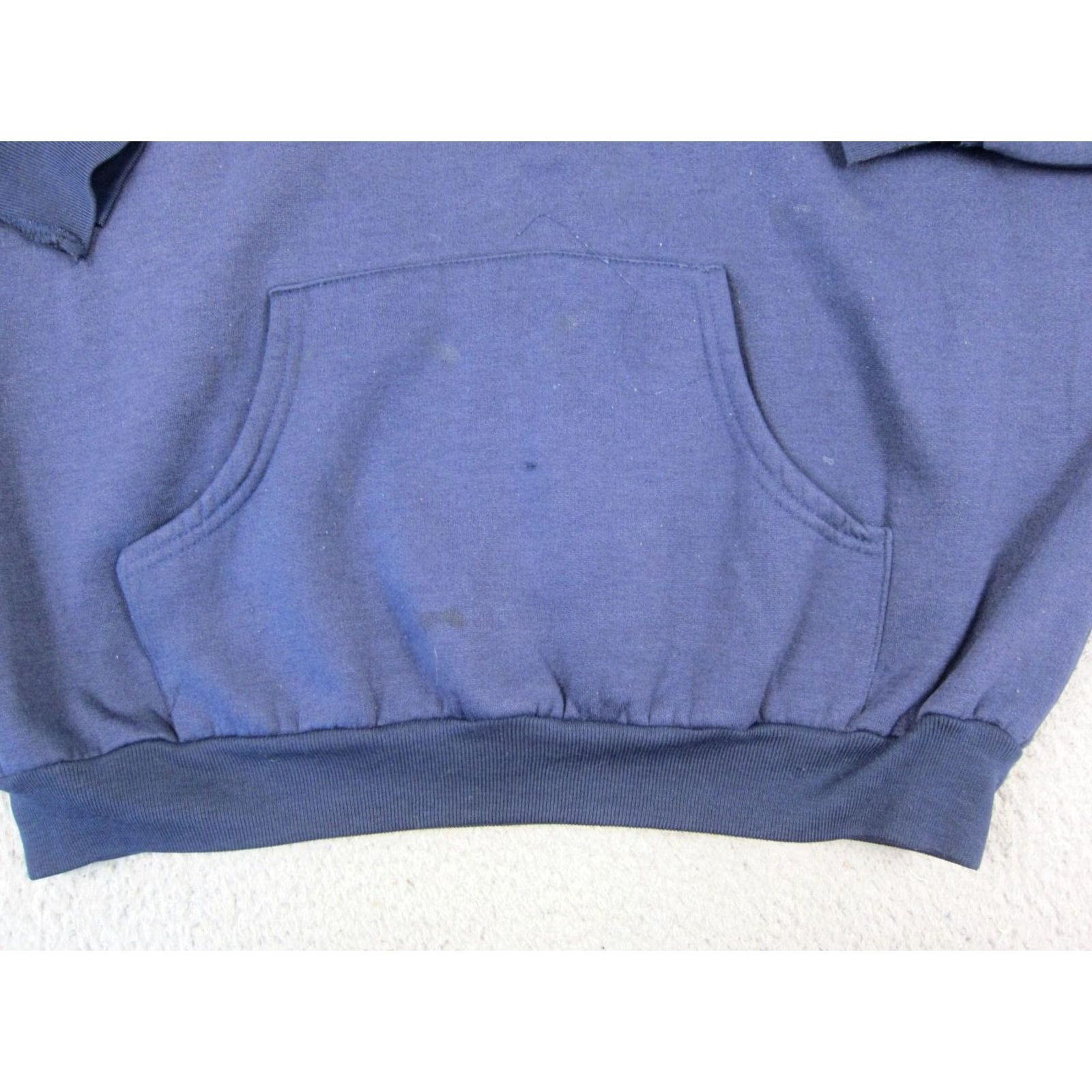 Vintage Fox Racing Hoodie Mens XL Blue Sweatshirt Biker Pullover Hooded Pockets Logo" Size US XL / EU 56 / 4 - 2 Thumbnail