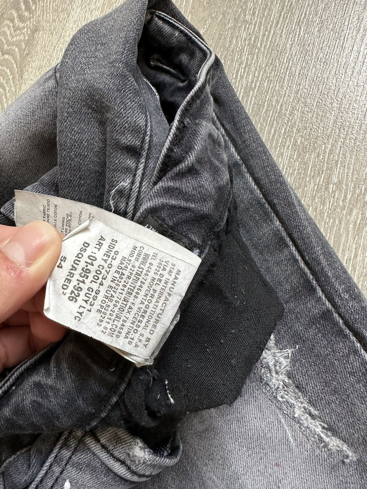 Dsquared2 DSQUARED2 Grey Distressed Denim Pants Men’s size 54 Size US 32 / EU 48 - 18 Thumbnail