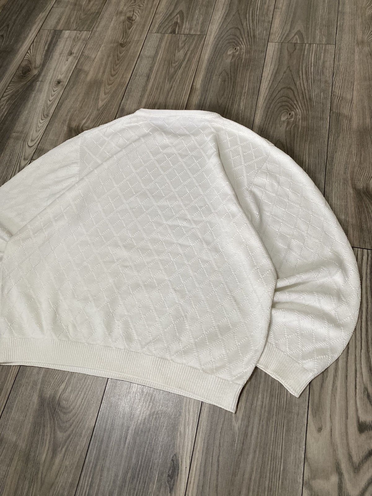 Lacoste Vintage Lacoste Crew Neck White Sweater Mens Size 8 Size US XXL / EU 58 / 5 - 14 Thumbnail