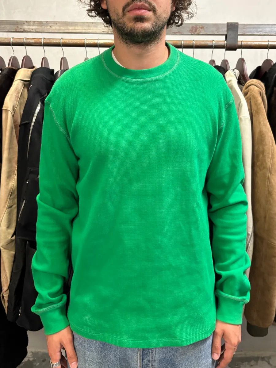 Bottega Veneta × Vintage SS2021 Bottega Veneta Green Electric Sweater Size US L / EU 52-54 / 3 - 2 Thumbnail