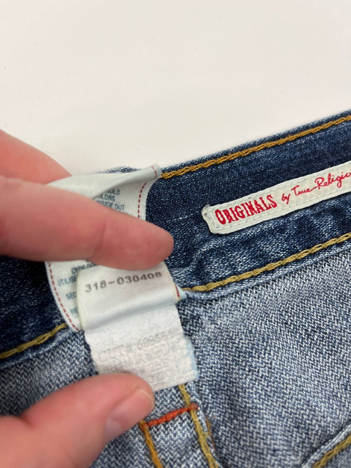 True Religion Billy Bootcut Jeans Made in USA 🇺🇸 Vintage Y2K BlueDenimFlare Size US 31 - 14 Thumbnail