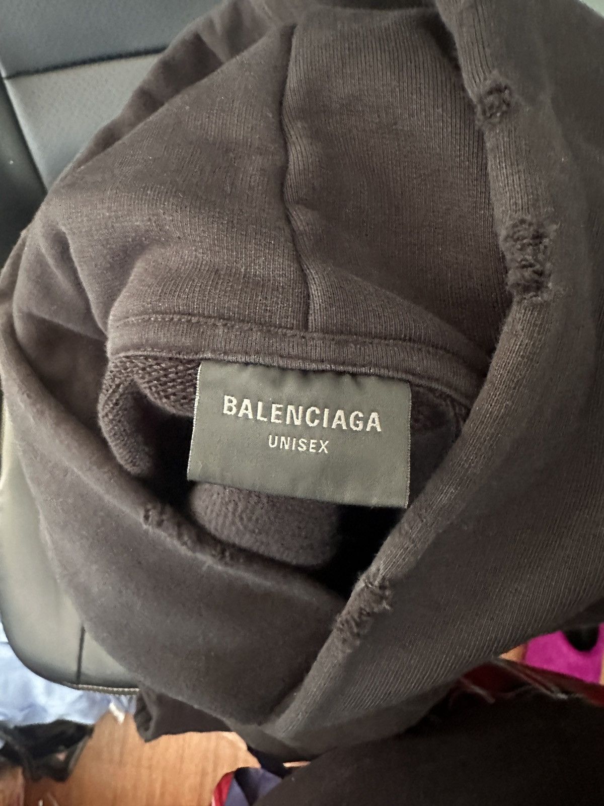 Balenciaga Balenciaga Stencil Type Hoodie Black Size US S / EU 44-46 / 1 - 18 Thumbnail